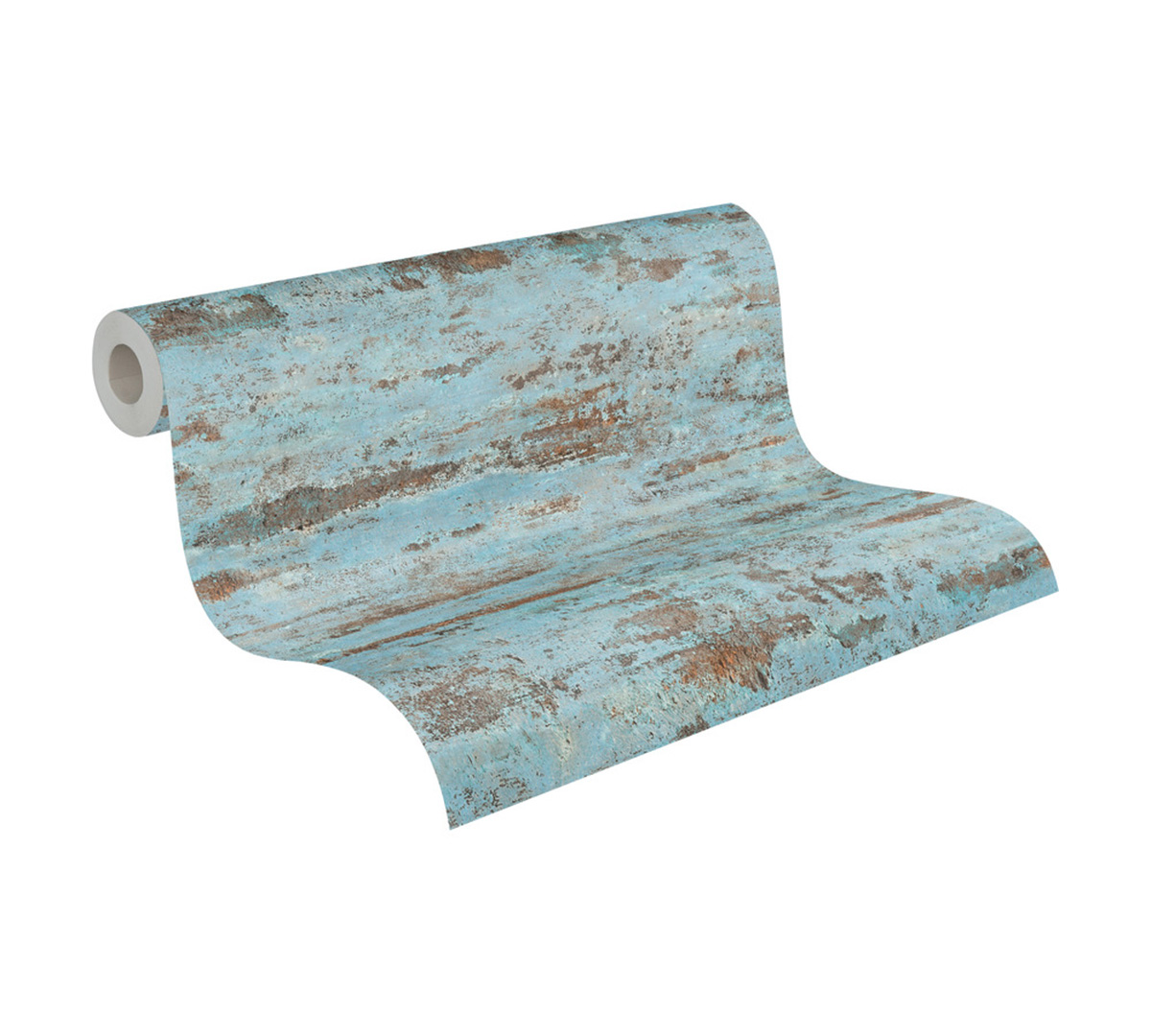 Papier Peint Brique Grunge bleu - Elements 2 d'A.S. Création ROLL | Réf. AS-374153