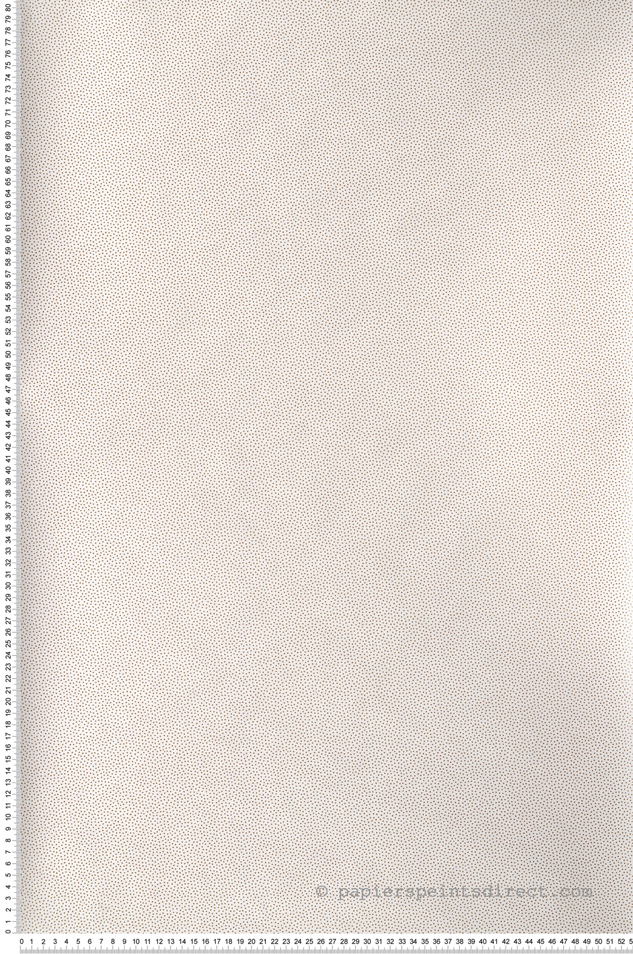 Papier peint pois Goma blanc et or - Hygge de Casélio | HYG100400011