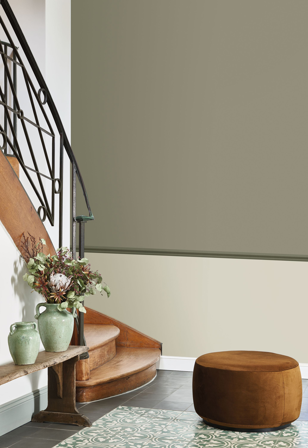 Galon Moulure Authentique vert sauge - Moulures & Co de Casadéco | Réf. MOCO200447777