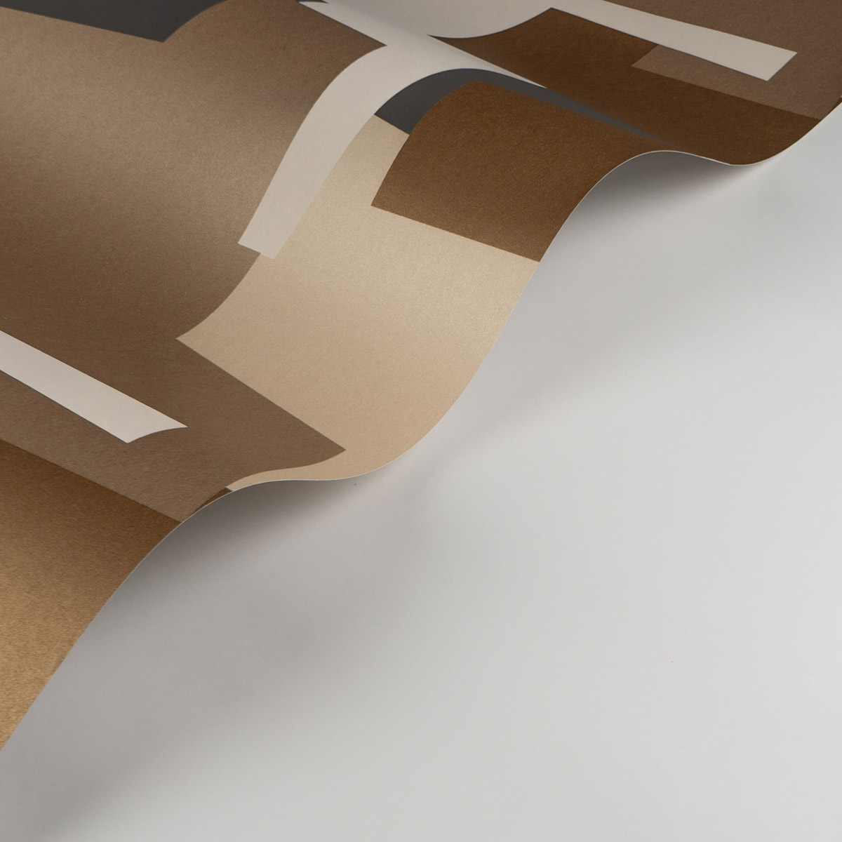 Papier peint Forme Graphique anthracite métallisé - Color Game de Casadéco AMB| Réf. GAME200602992