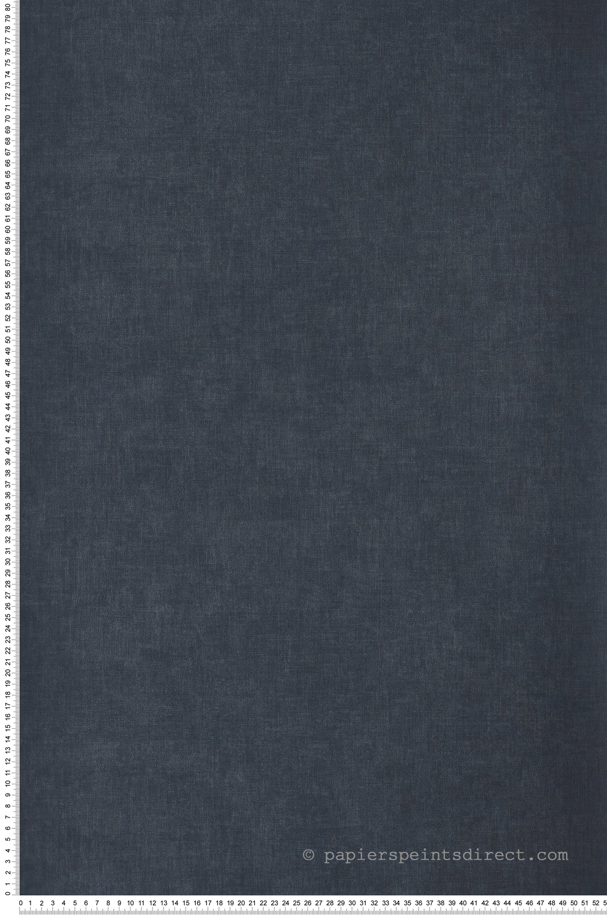 Papier peint Faux Uni William bleu nuit - Gingko de Casadéco | Réf. GINK81916587