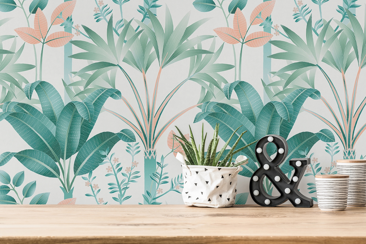 Papier peint Jungle Tropicale vert - Arcade d'Architects Paper AMB3 | Réf. 39172-3