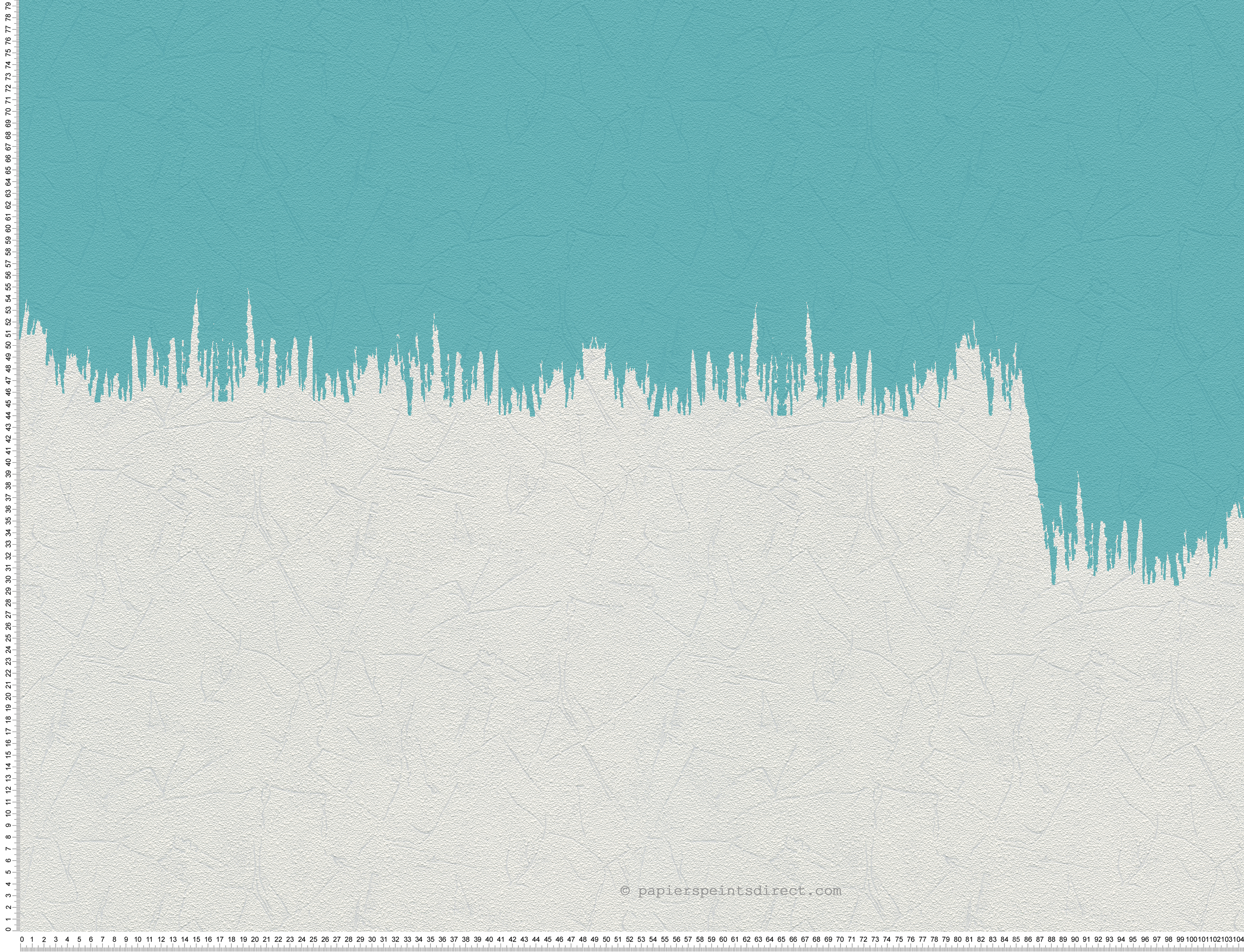 Effet béton ciré sur fond en relief - Papier peint à peindre GO de Montécolino