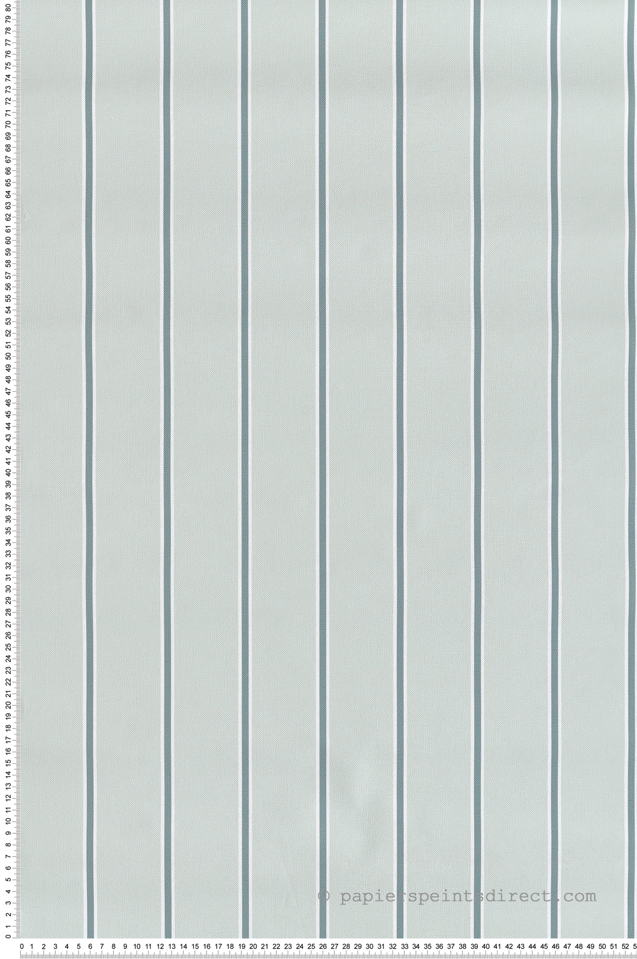 Papier peint Rayure Matelas vert d'eau bleu - Garden Party 2 de Montecolino | Réf. MC-8383