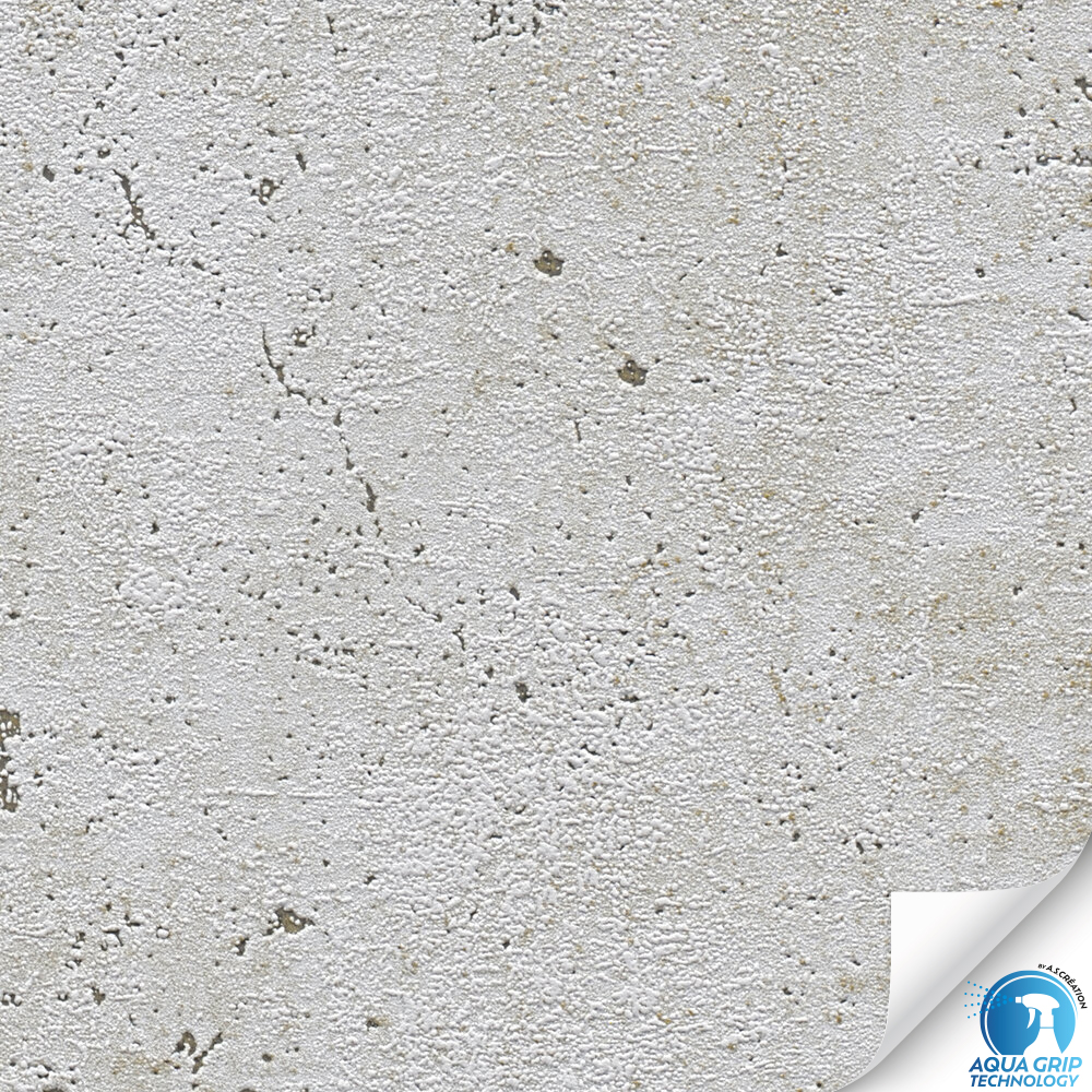 Papier peint préencollé Béton gris argent - Designdrop d'A.S. Création ZOOM | Réf. AS-784961