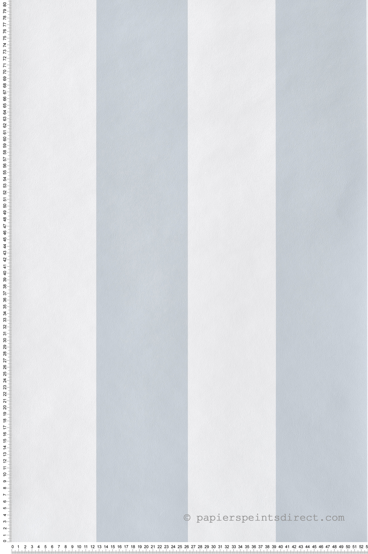 Papier peint Big Rayure bleu blanc - Babyland 2 de Lutèce | Réf. LTC-14856