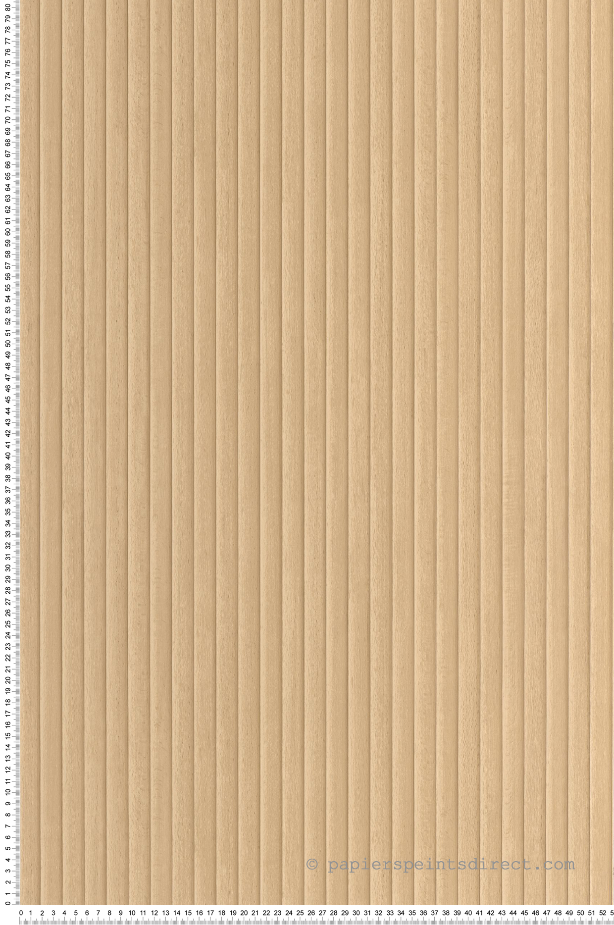 Papier peint Lames Verticales Boisea beige - Woodline de Casélio | Réf. WOD106841009