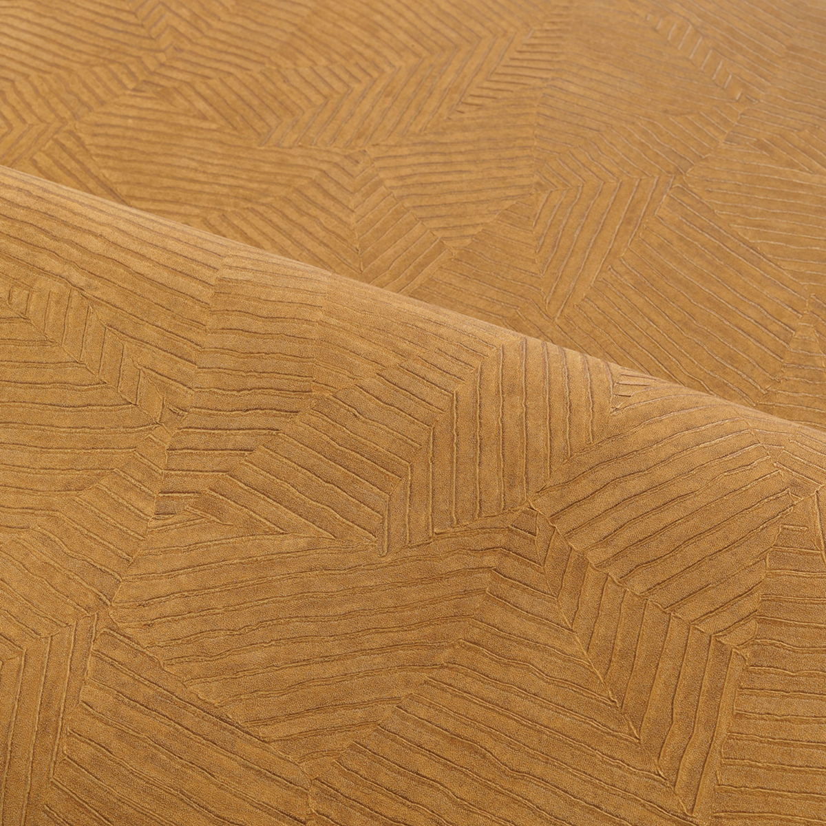 Papier peint Faux Uni Soroa ocre doré - Végétal de Casamance | Réf. CAS-74091180