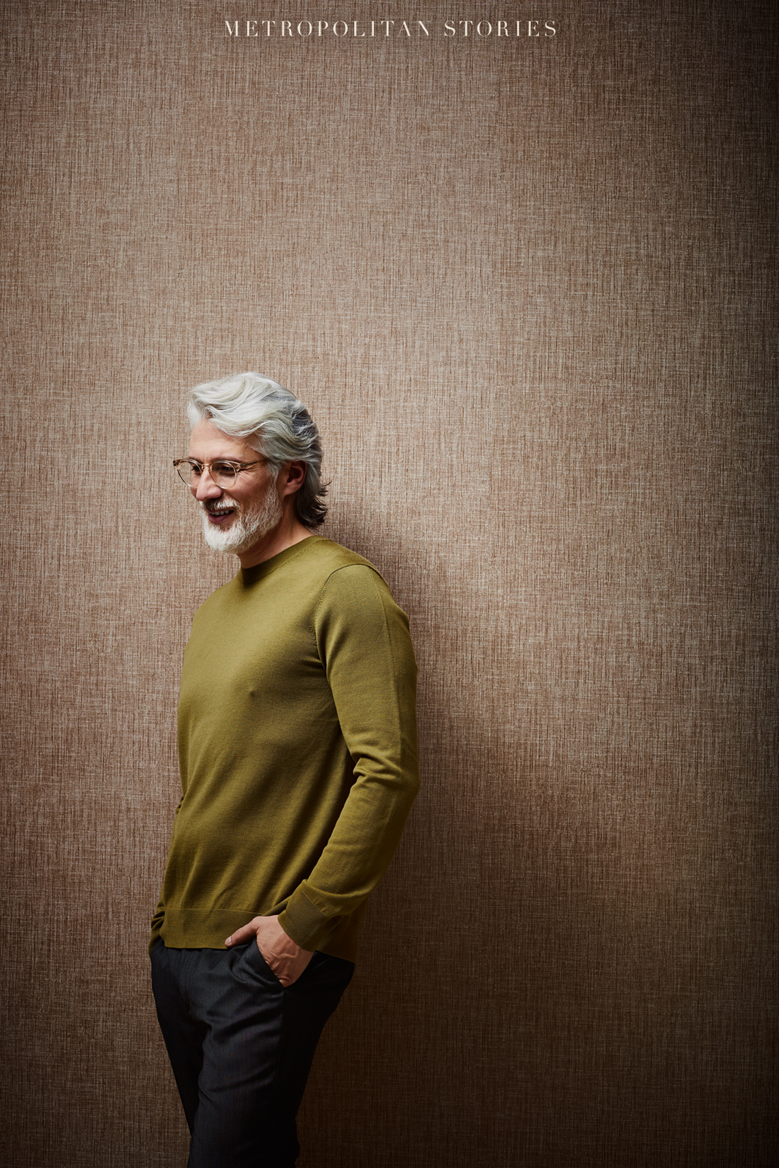 Papier peint Uni toilé marron - Metropolitan Stories d'AS Création AMB 3 | Réf. SP14683