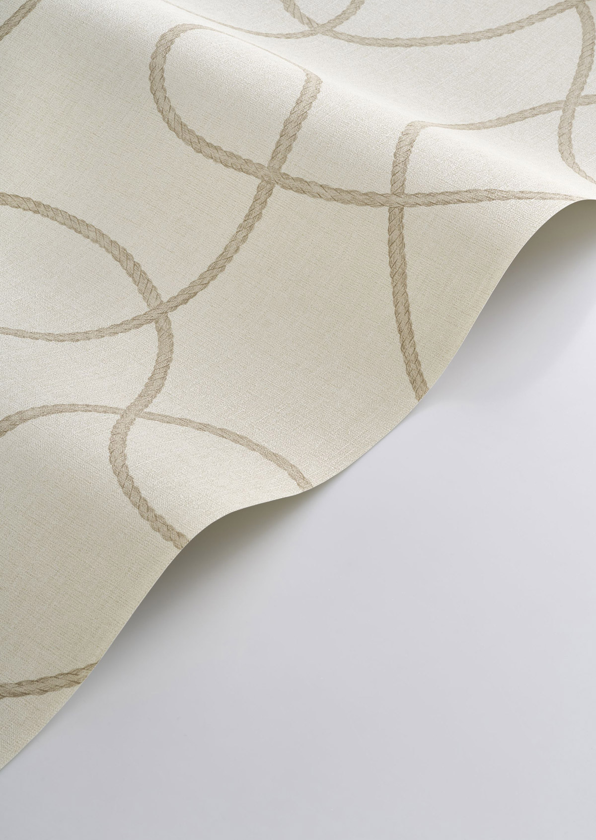 Papier peint Corde Pointe du Raz écru - Seaside de Casadéco AMB5 | Réf. SEAS201501212