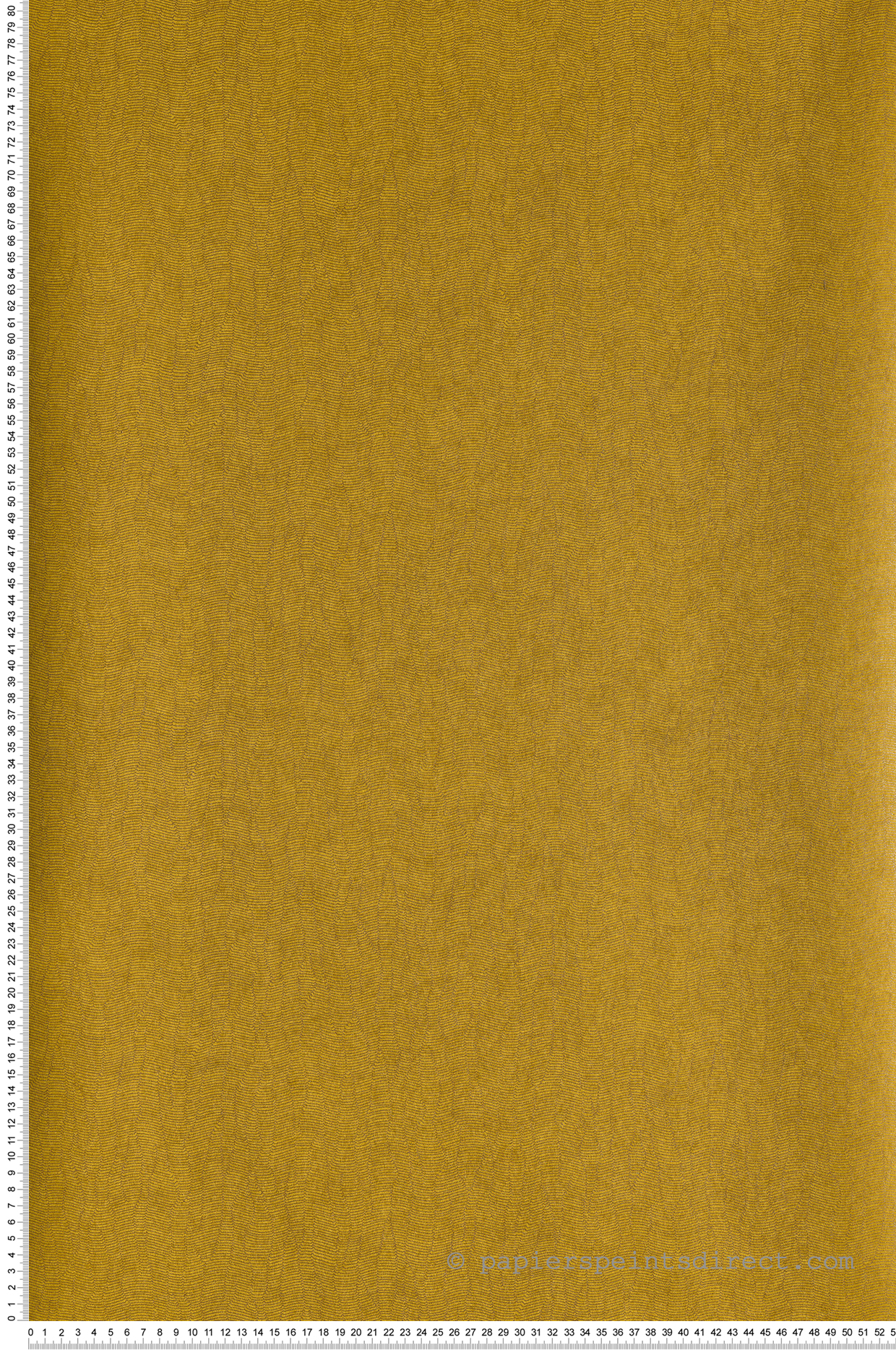 Papier peint Faux uni Gallant jaune curry - Blossom de Casamance | Réf. CAS-72342272