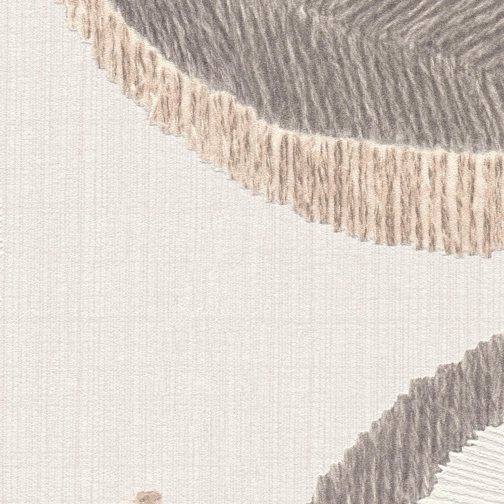 Papier peint Feuille Craft poivre ficelle - Abaca de Lutèce | Réf. LTC-51232809