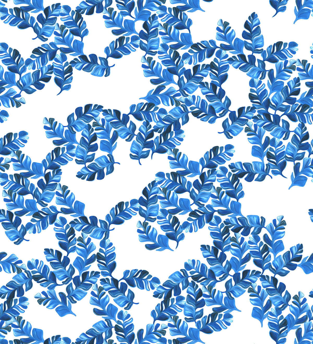 Papier peint panoramique Pacifico Bleu A+B - 1/2/3/4/5/6 - Isidore Leroy