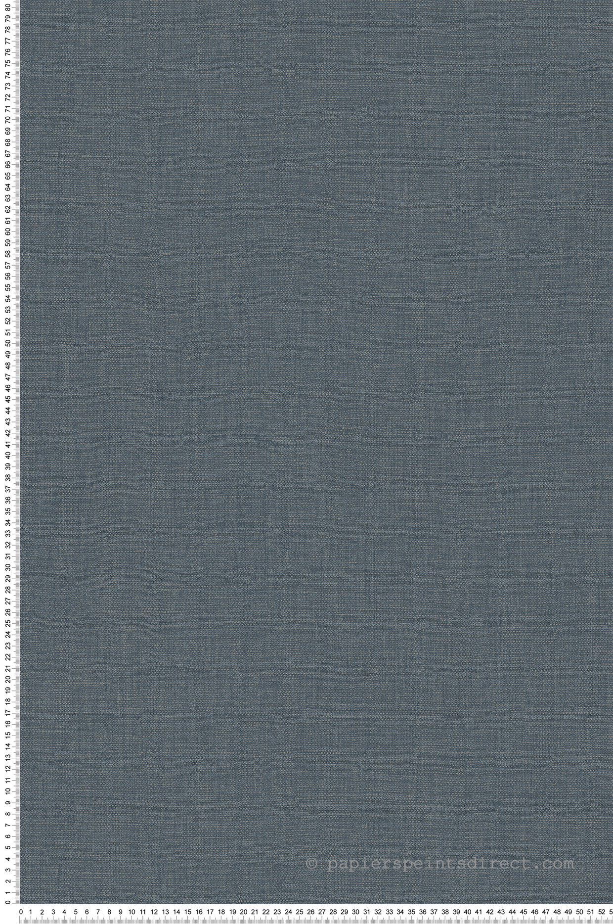 Papier peint Uni Lin Caractère bleu orage - Seaside de Casadéco | Réf. SEAS201176886