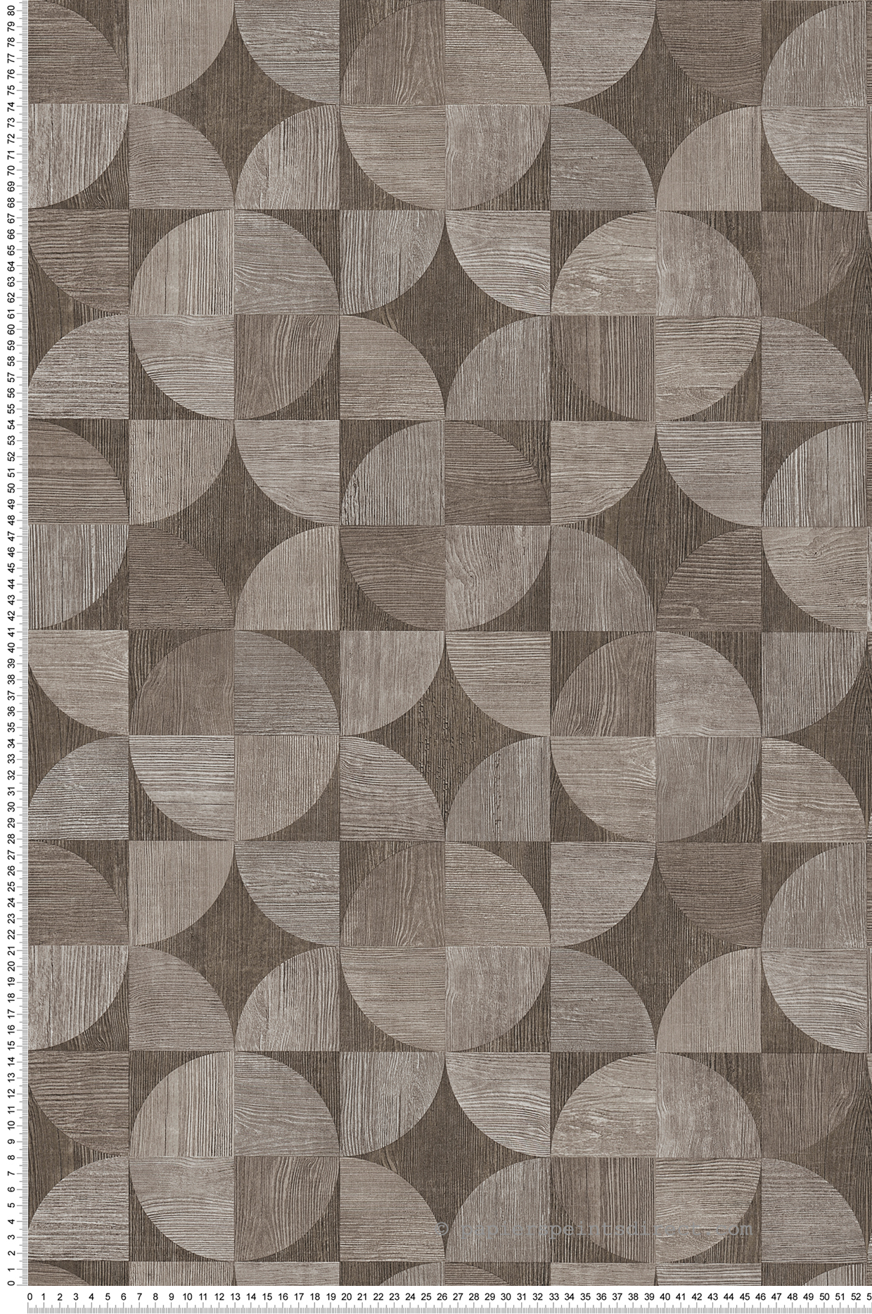 Papier peint Bois marqueterie gris foncé - Metropolitan Stories d'AS Création | Réf. SP14650