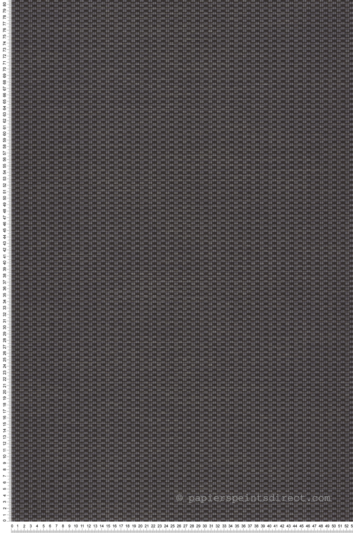 Papier peint Tissage Weavy charbon - Five o'clock de Casadeco | Réf. FOCL85829545