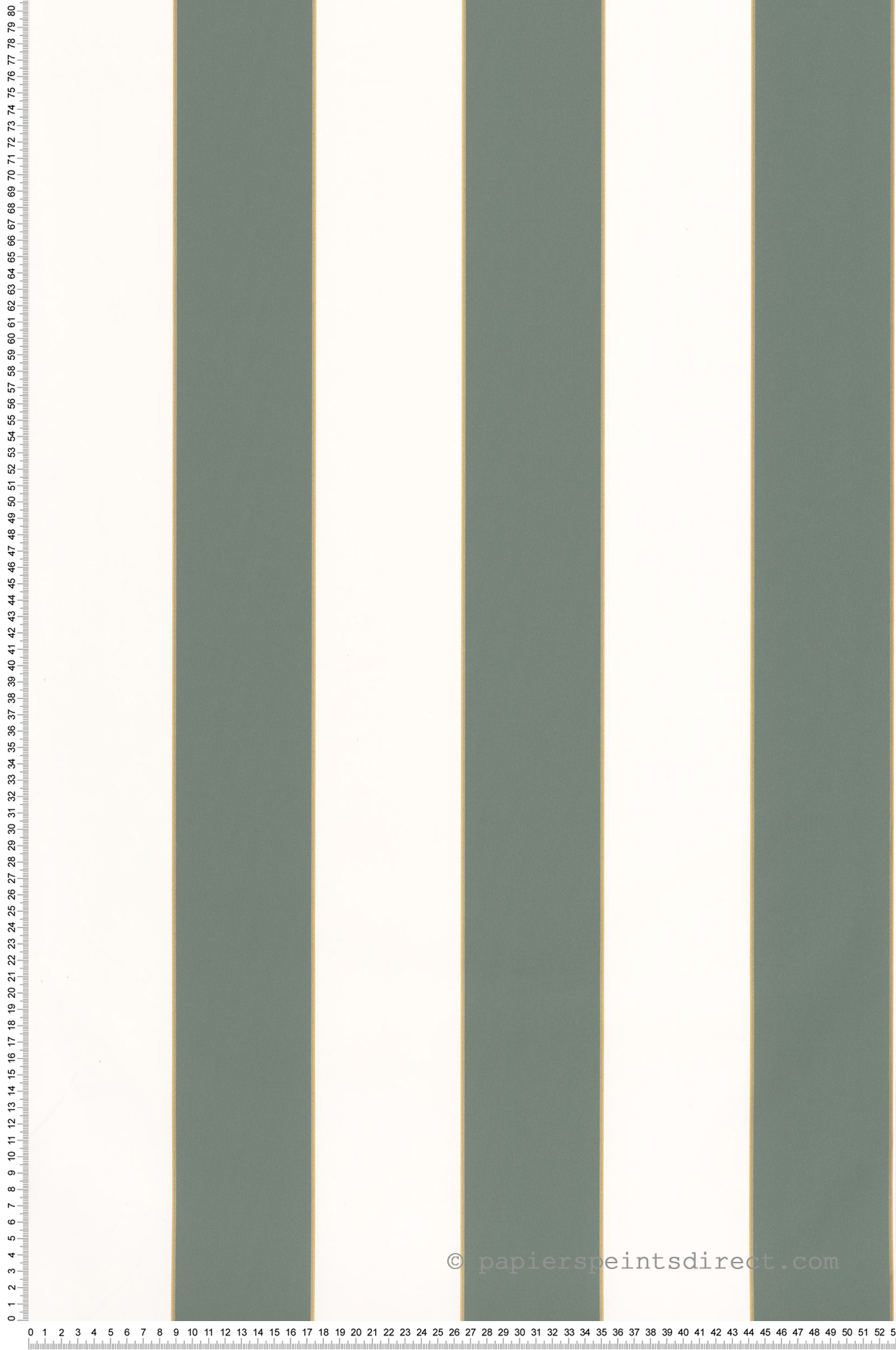 Papier peint Golden Lines vert eucalyptus or - Maison Siméon de Casélio | Réf. MSI101077144
