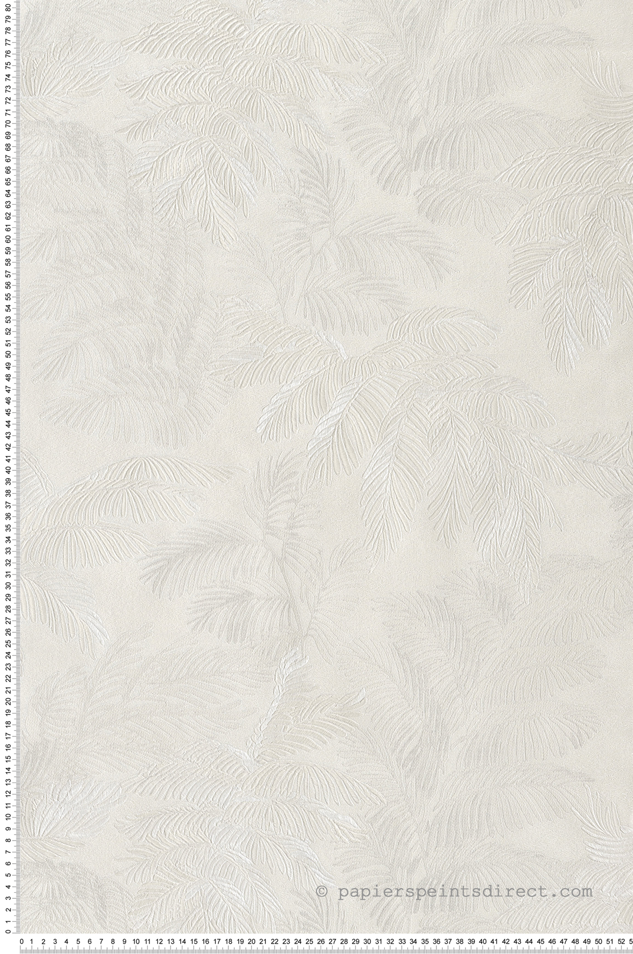 Papier peint Feuillage Vintage blanc cassé - Scala de Montecolino | Réf. MC-28810