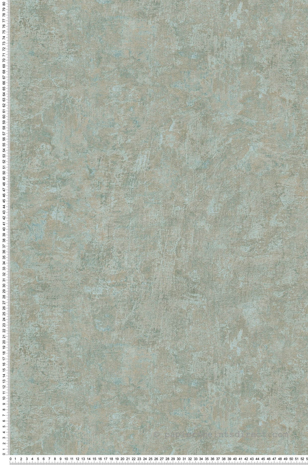 Papier peint Uni Sumatra kaki bleu - Natural Living d'A.S. Création | Réf. AS-386391
