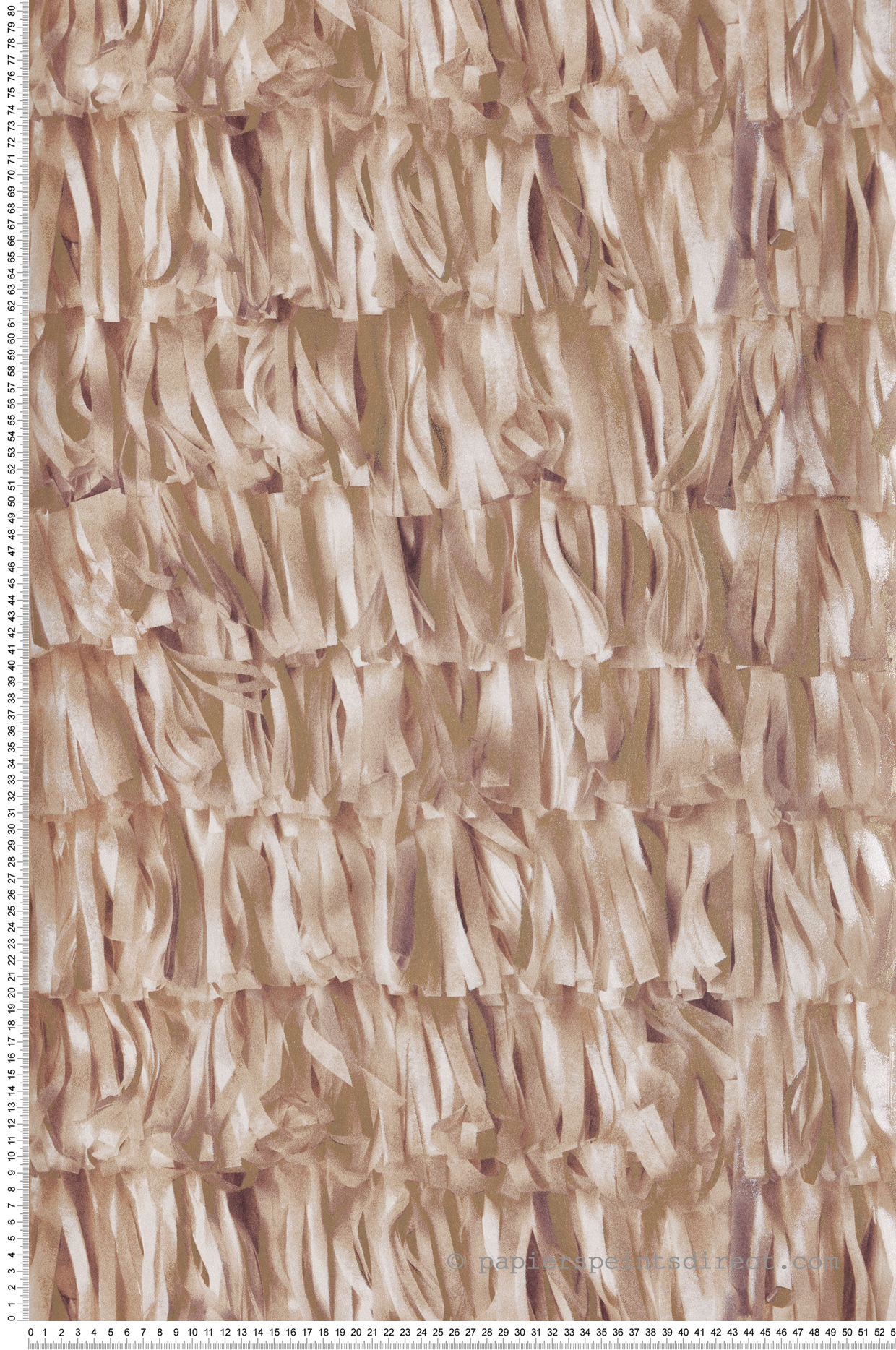 Papier peint Assemblage Frange nude - Pearl de Montecolino | Réf. MC-65319