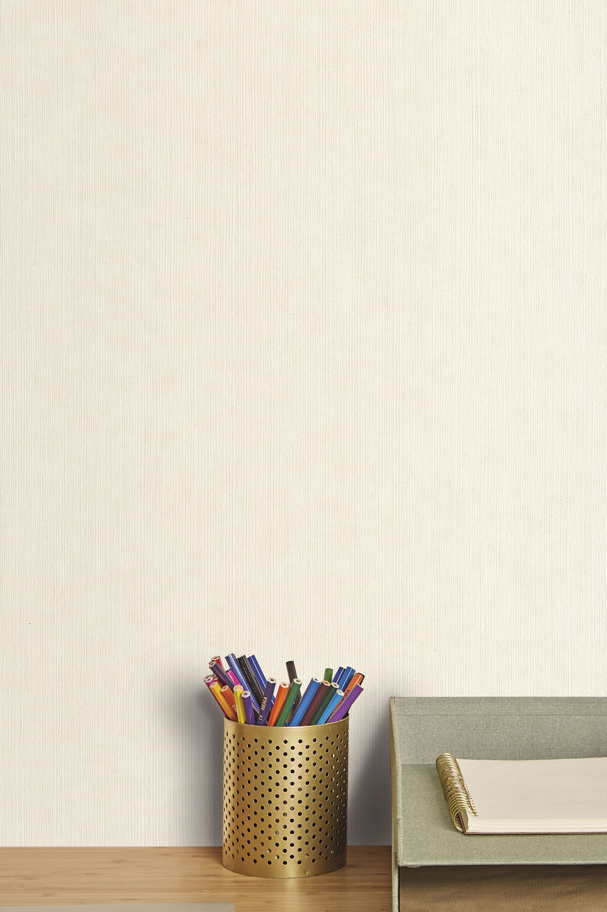 Papier peint Sisal Fibre blanc crème - Matières de Casélio | Réf. MMT106011045