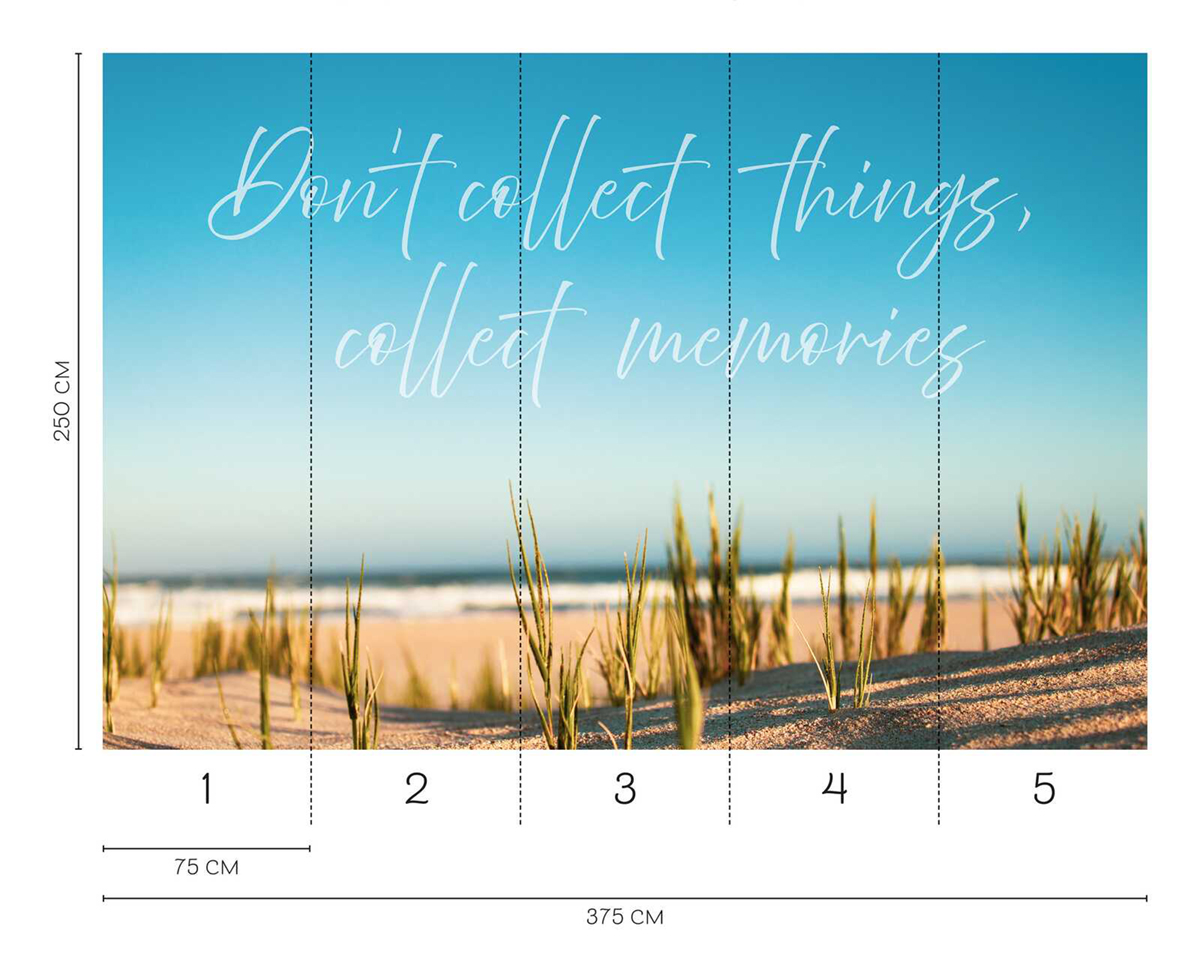 Papier peint panoramique Plage Collect Memories - Wall Love d'A.S. Création REGLE | Réf. DD129612