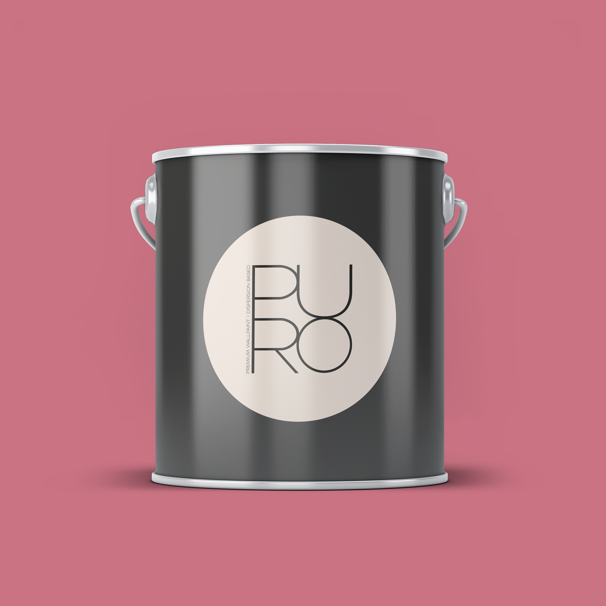 Image d'un pot de 2,5 litres de peinture Puro rose peachy pink  - c2032