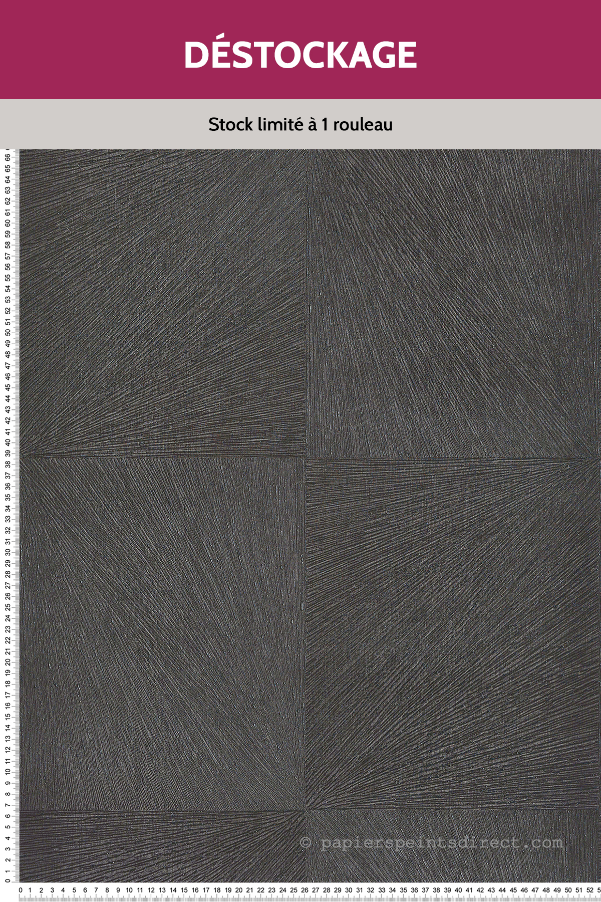 Papier peint Destockage - Géométrique Nature Poivre - Explore