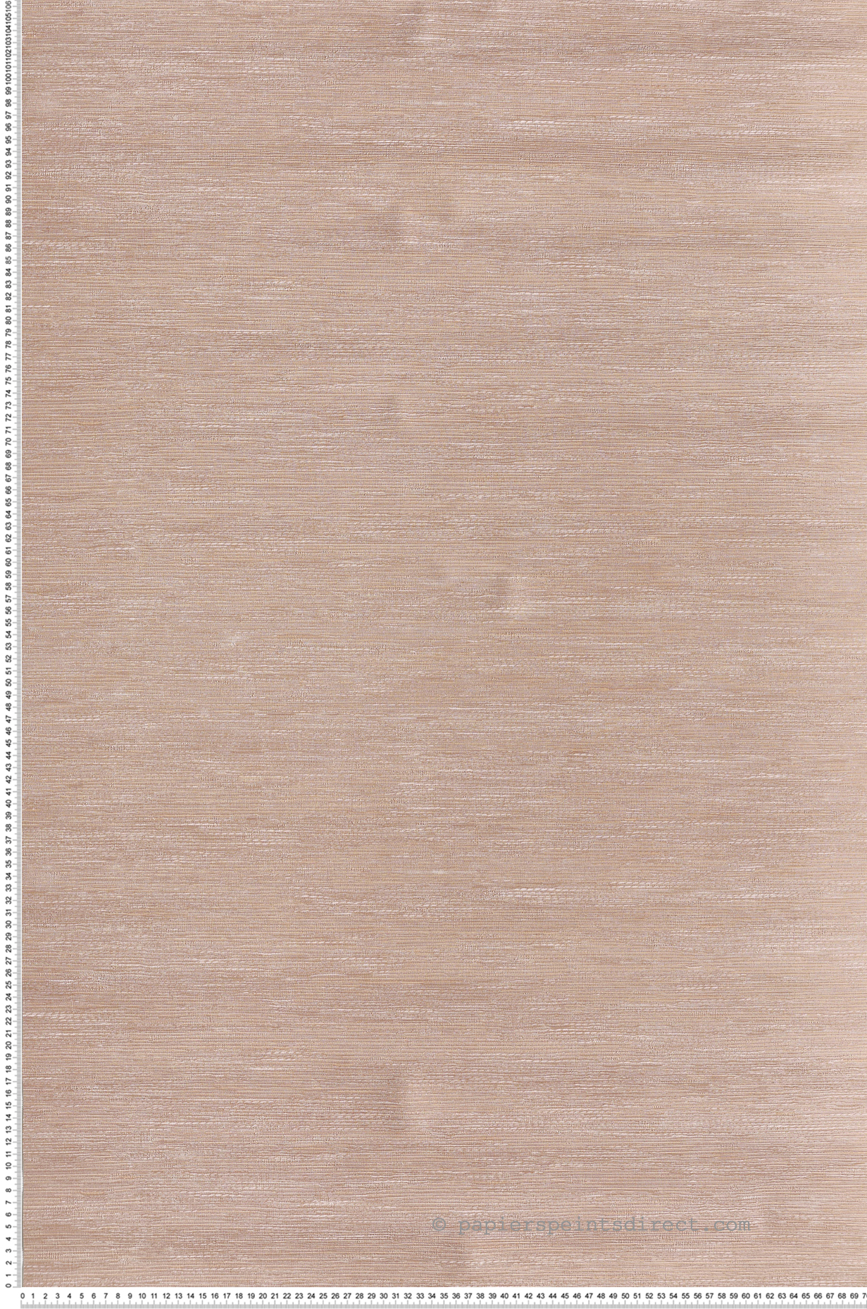 Papier peint Faux Uni Tissage Tatami rose poudré - Le Jacquard de Casamance | Réf. CAS-C75343262