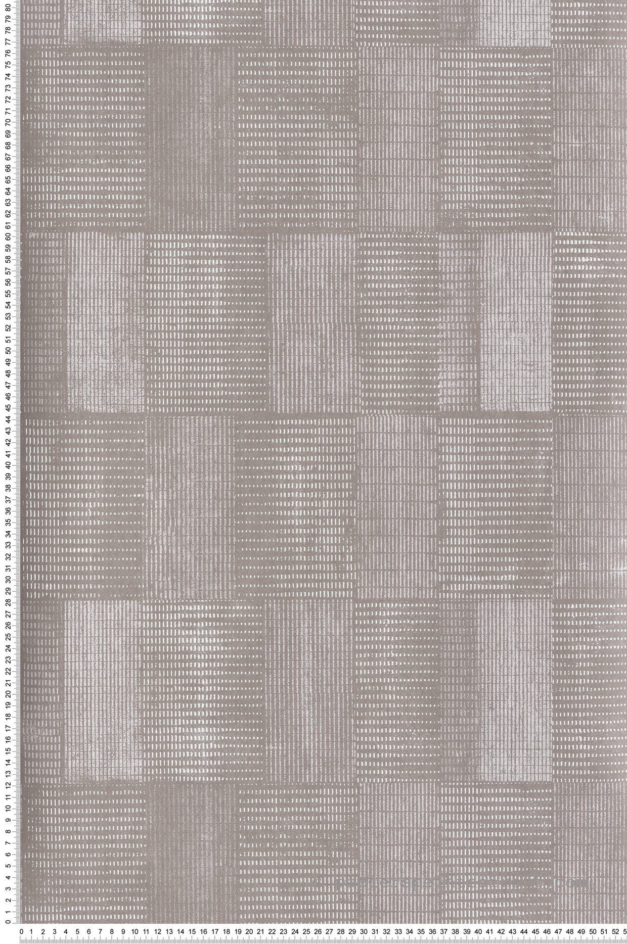 Papier peint Ethnique Géométrique Gyan taupe métallisé - Summer de Masureel | Réf. MAS-SUM303