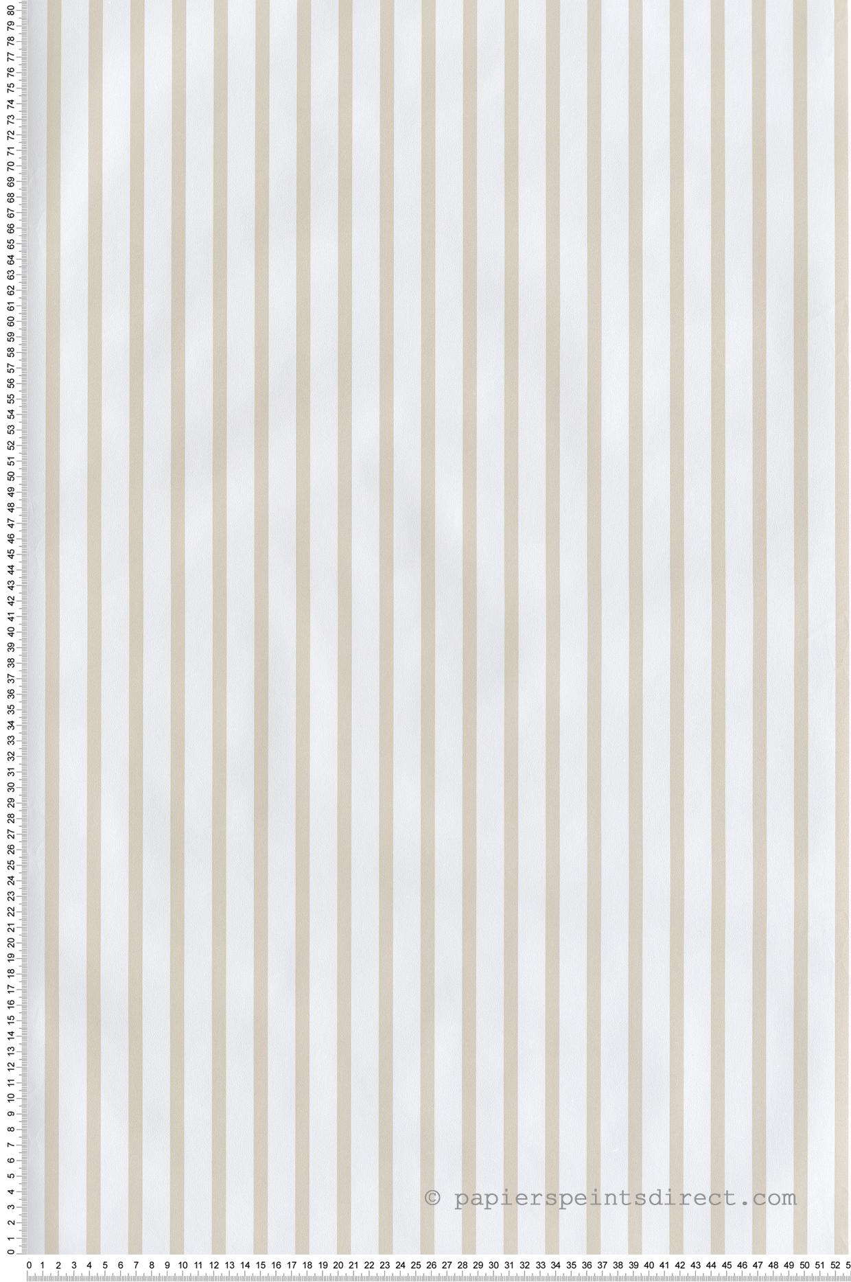 Papier peint Rayure Marinière beige - Jeux de Rayures 3 de Lutèce | Réf. LTC-G68052