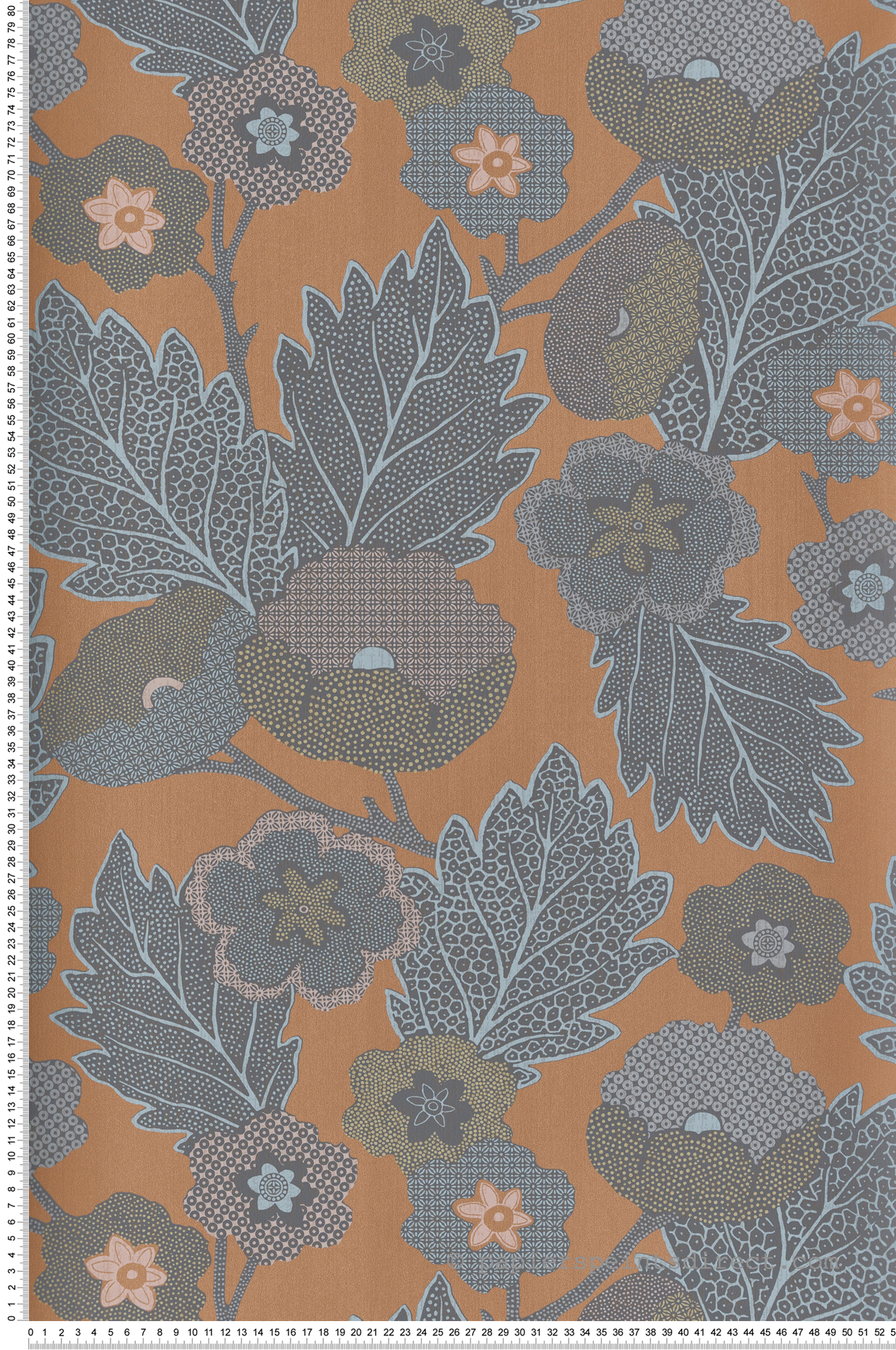 Papier peint Floral Artistique camel - Esterel de Montecolino | Réf. MC-AN28272