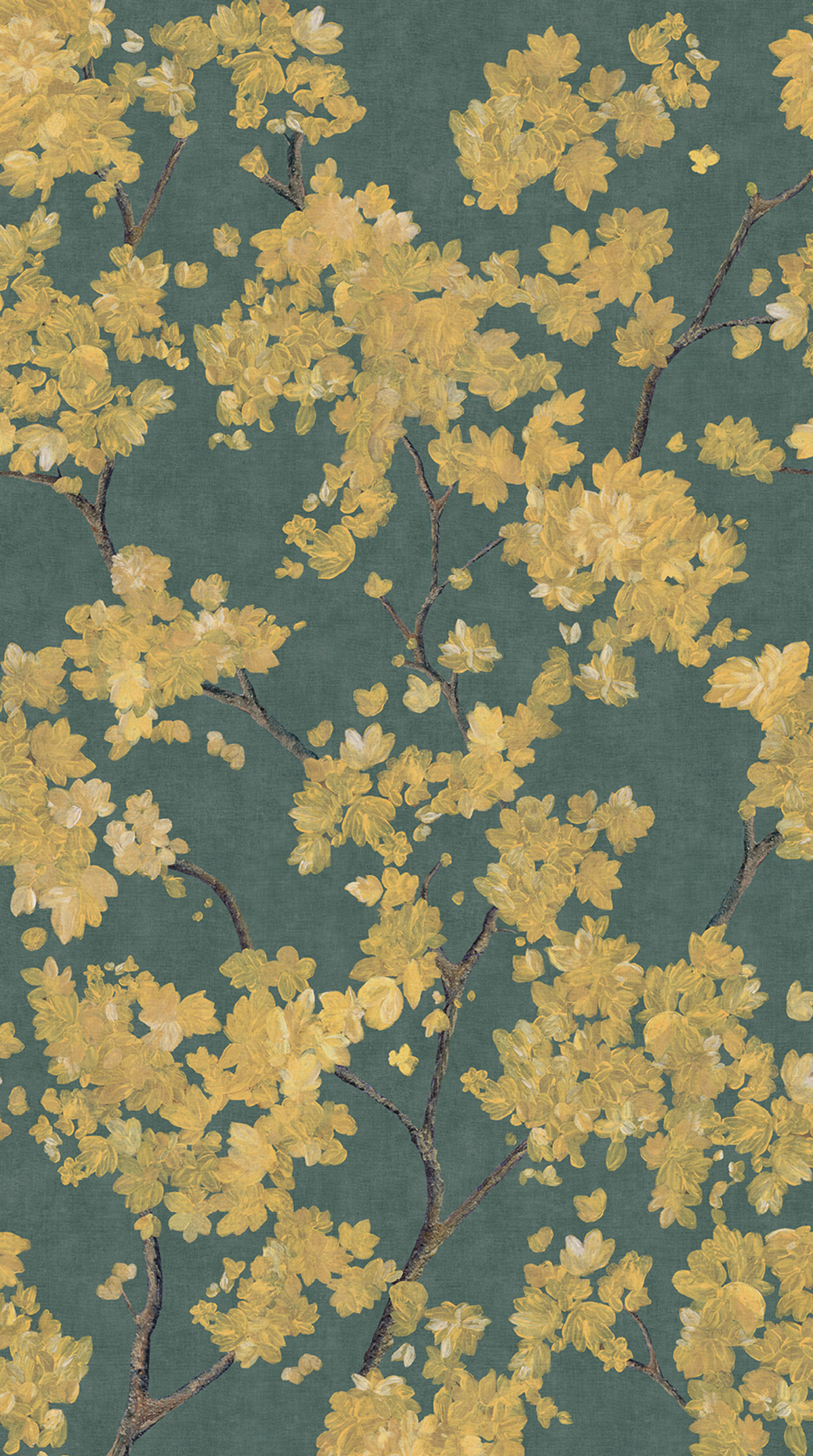 Papier peint panoramique Cerisier Golden Blossoms - Metropolitan Stories 4 Hot Spots d'A.S. Création AMB1| Réf. AS-790152