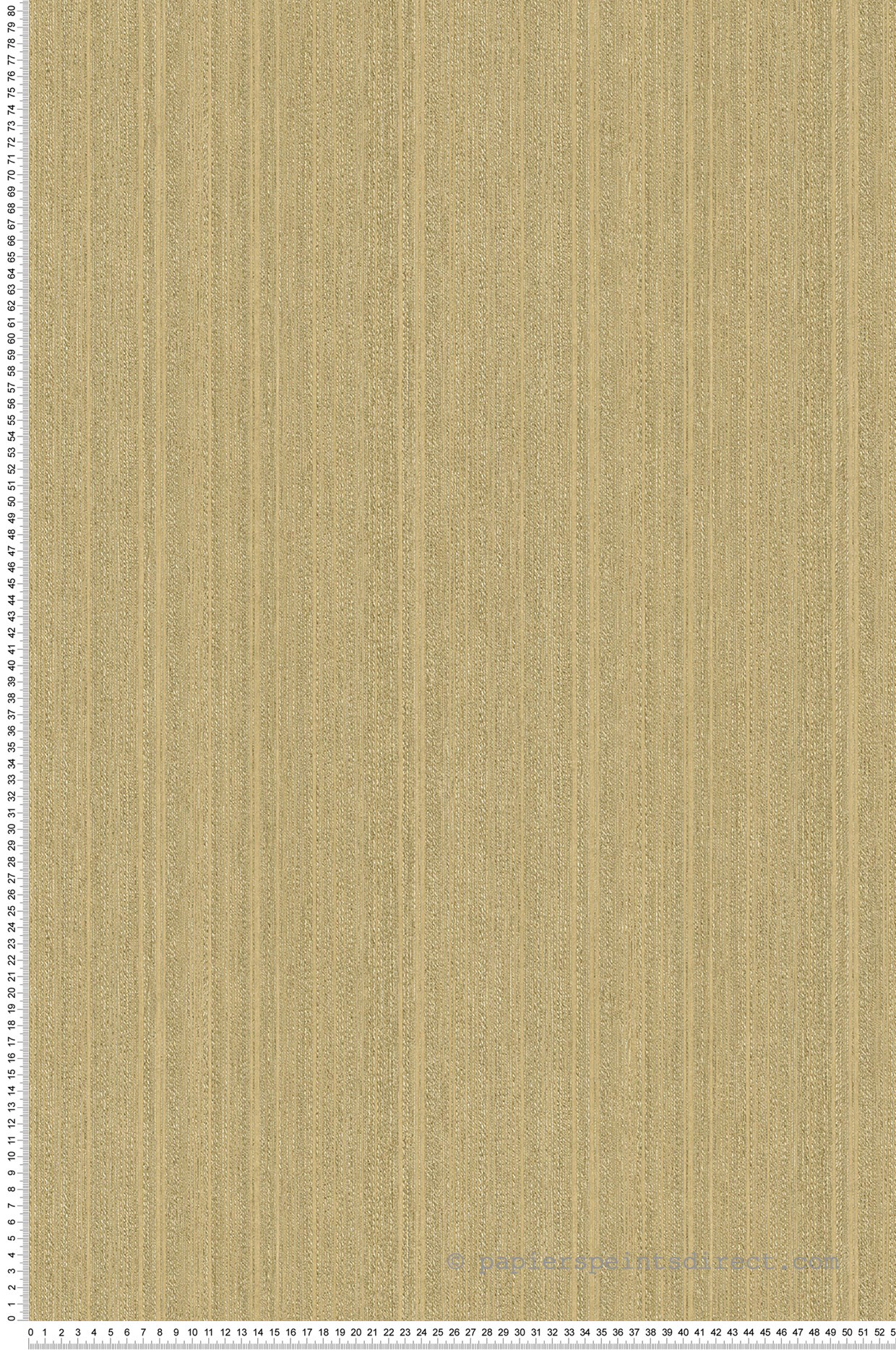 Papier peint Faux Uni Fil à Fil ocre beige - Herbier de Montecolino | Réf. MC-HE27224