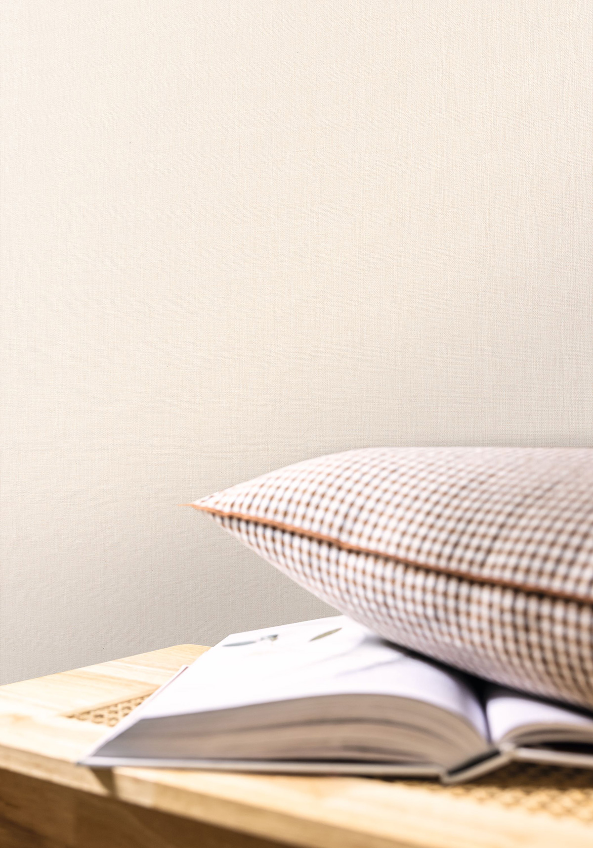 Papier peint Uni Toile sable blanc - Twist de Casélio | Réf. TST68521124