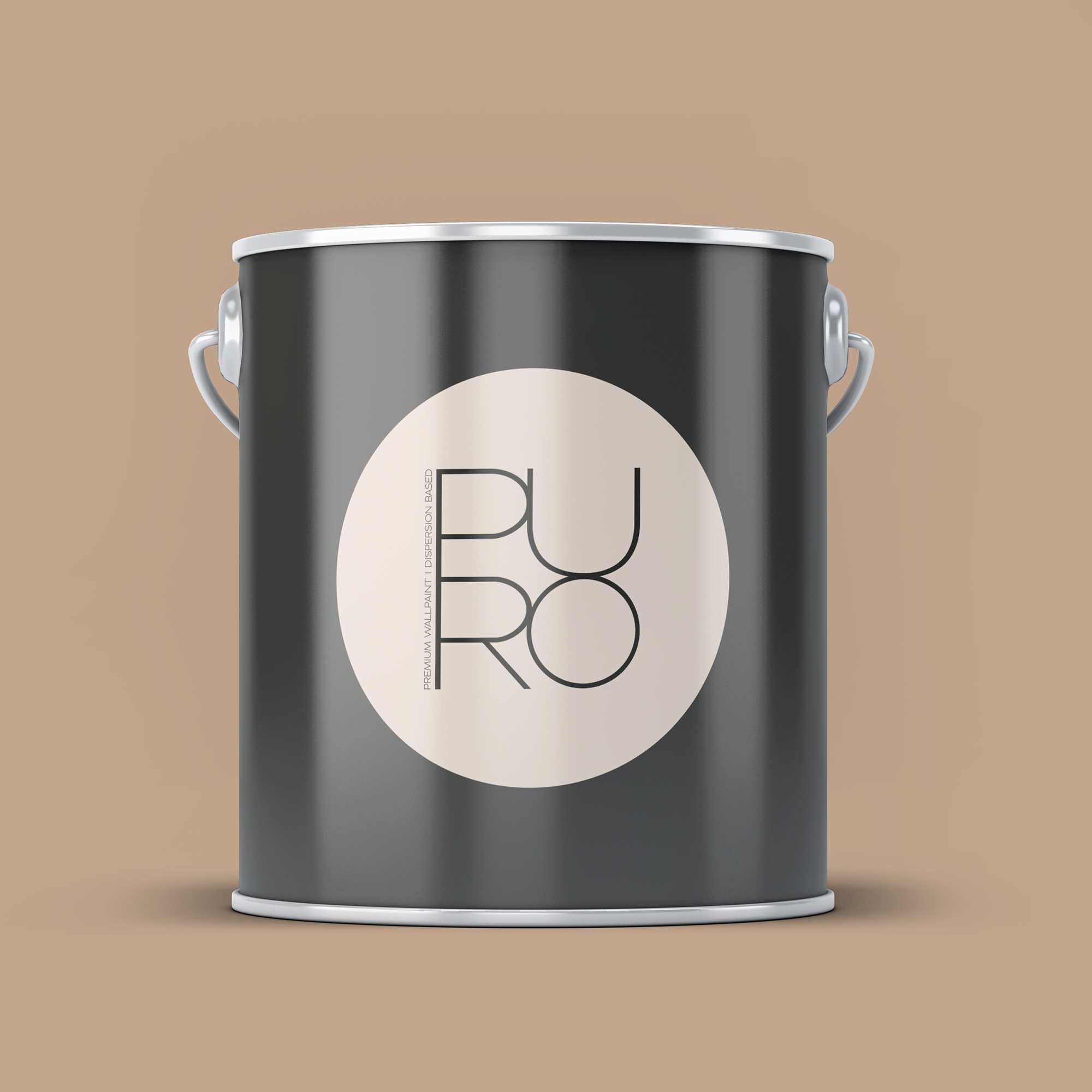 Image d'un pot de 5 litres de peinture Puro beige soothing brown - c7017