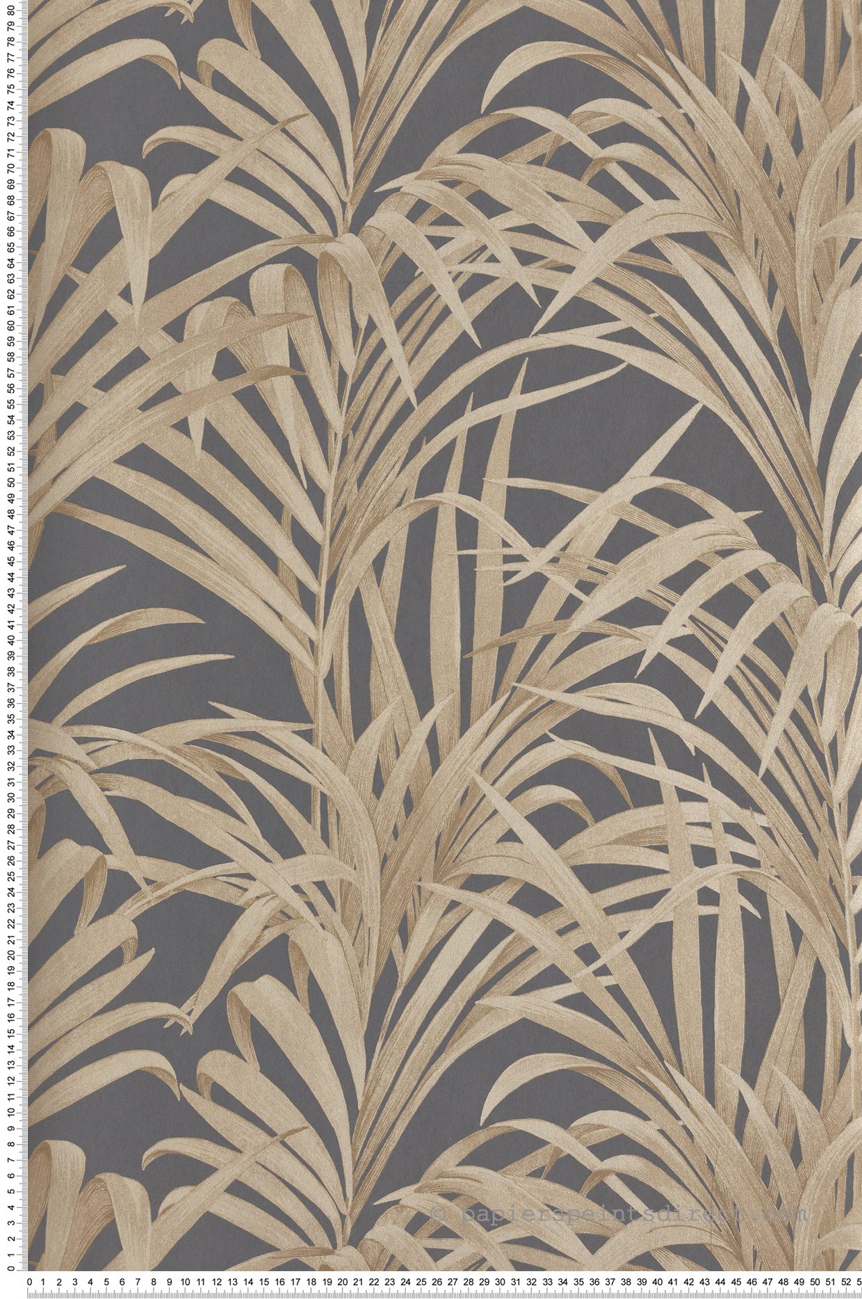 Papier peint Feuillages Fougères gris - 1930 de Casadéco | Réf. MNCT28929939