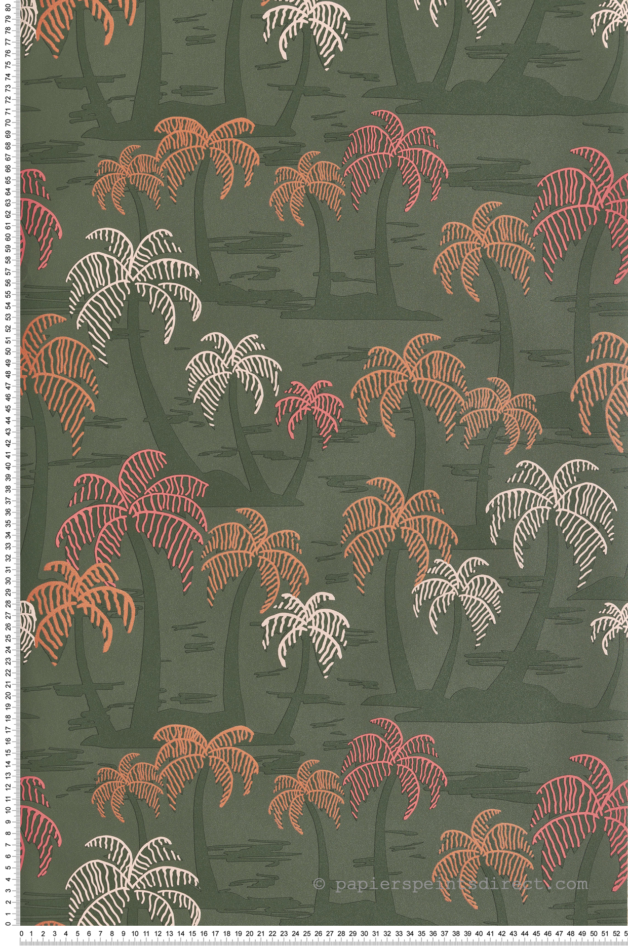 Papier peint Nature Palmier kaki - Bensimon 2 de Lutèce | Réf. LTC-51200904