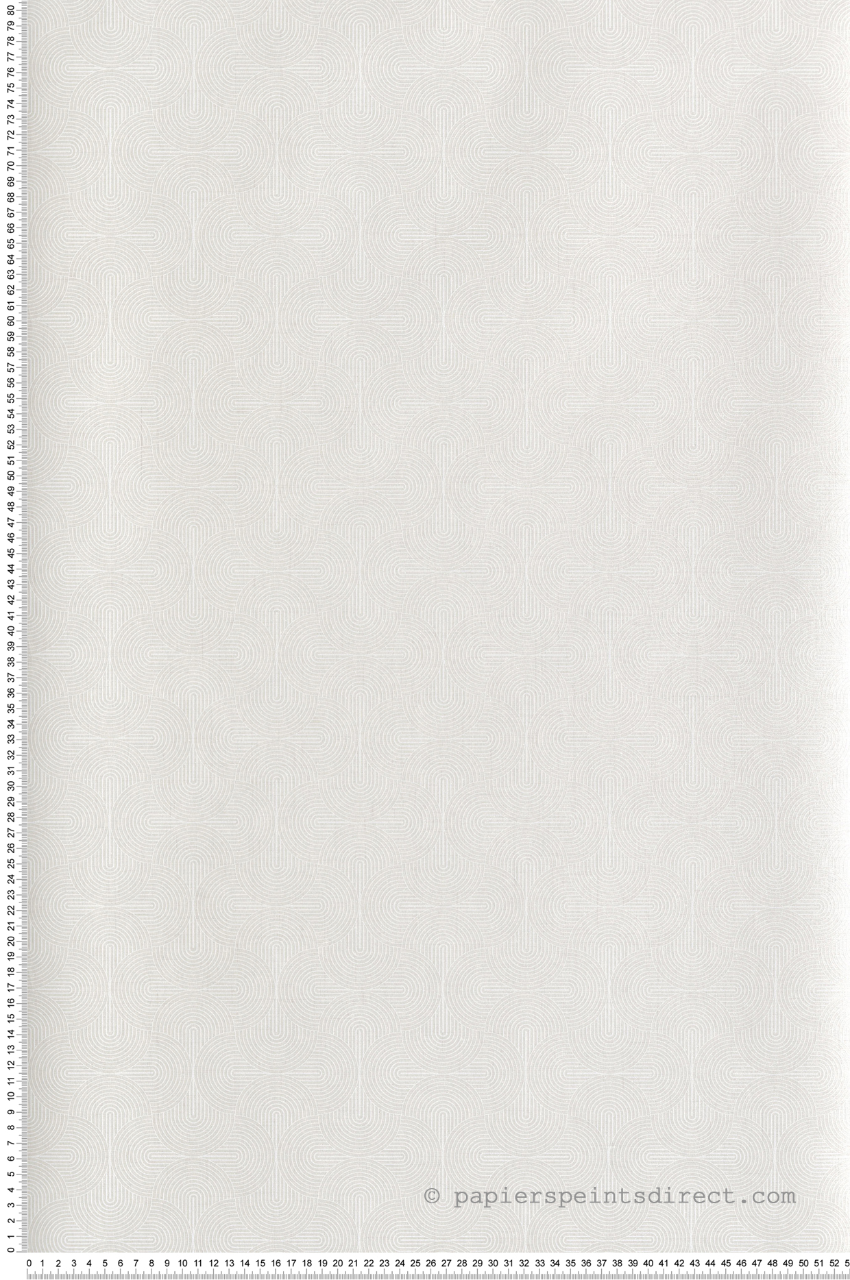 Papier peint Géométrique Twist Allover crème nacré - Unique de Lutèce | Réf. LTC-DT-FA3001