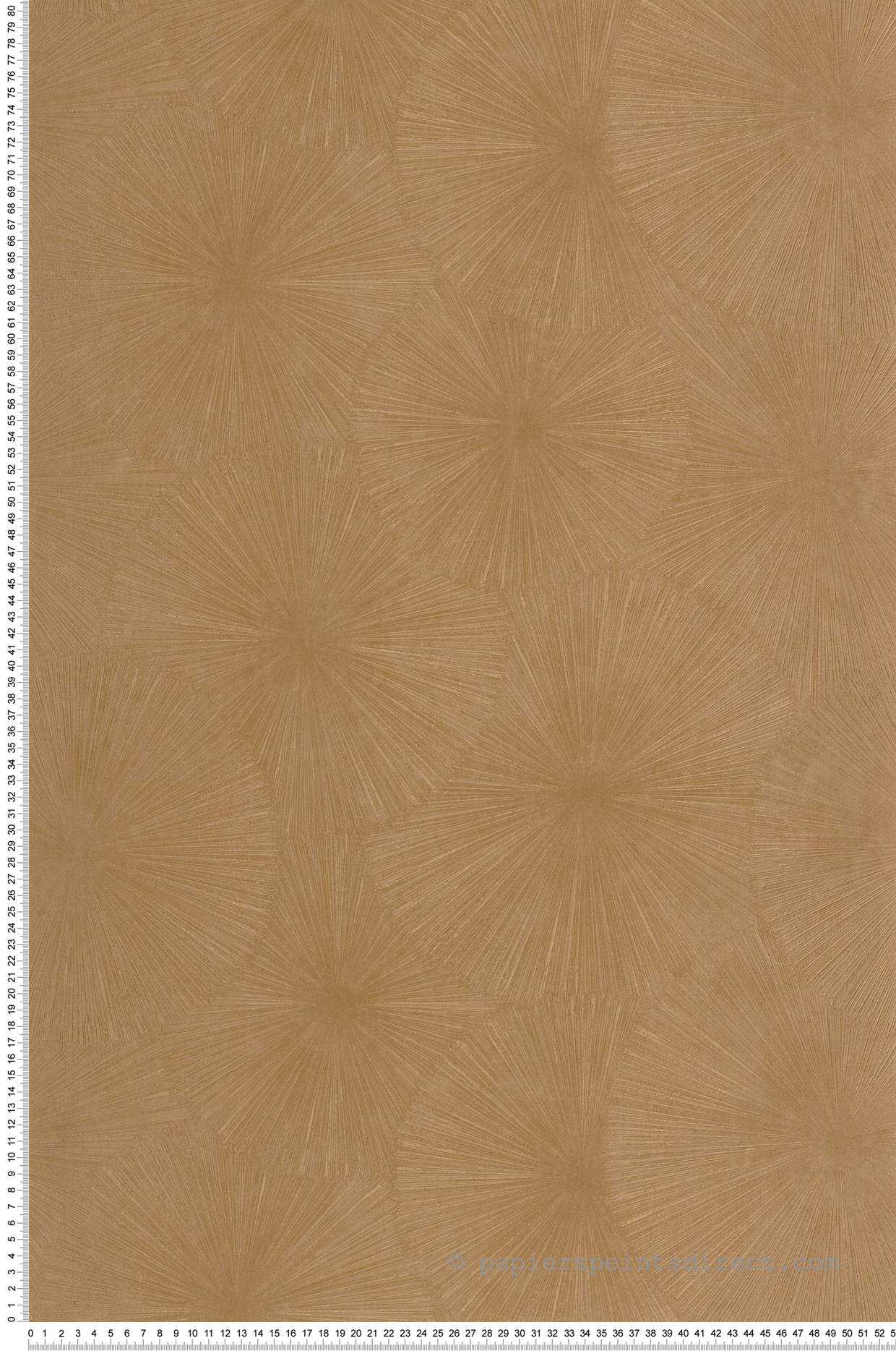 Papier peint Graphique Helios vanille doré - Solaris de Casadéco | Réf. SOLA201872832