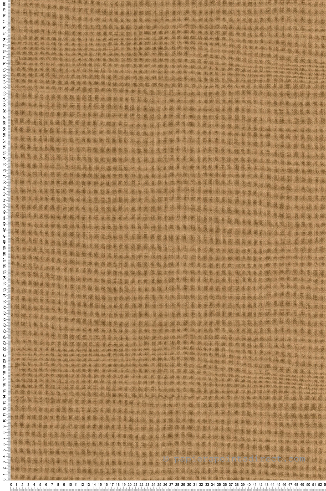 Papier peint Effet Toile de Jute ocre caramel - Jute de Casélio | Réf. JTE104012243