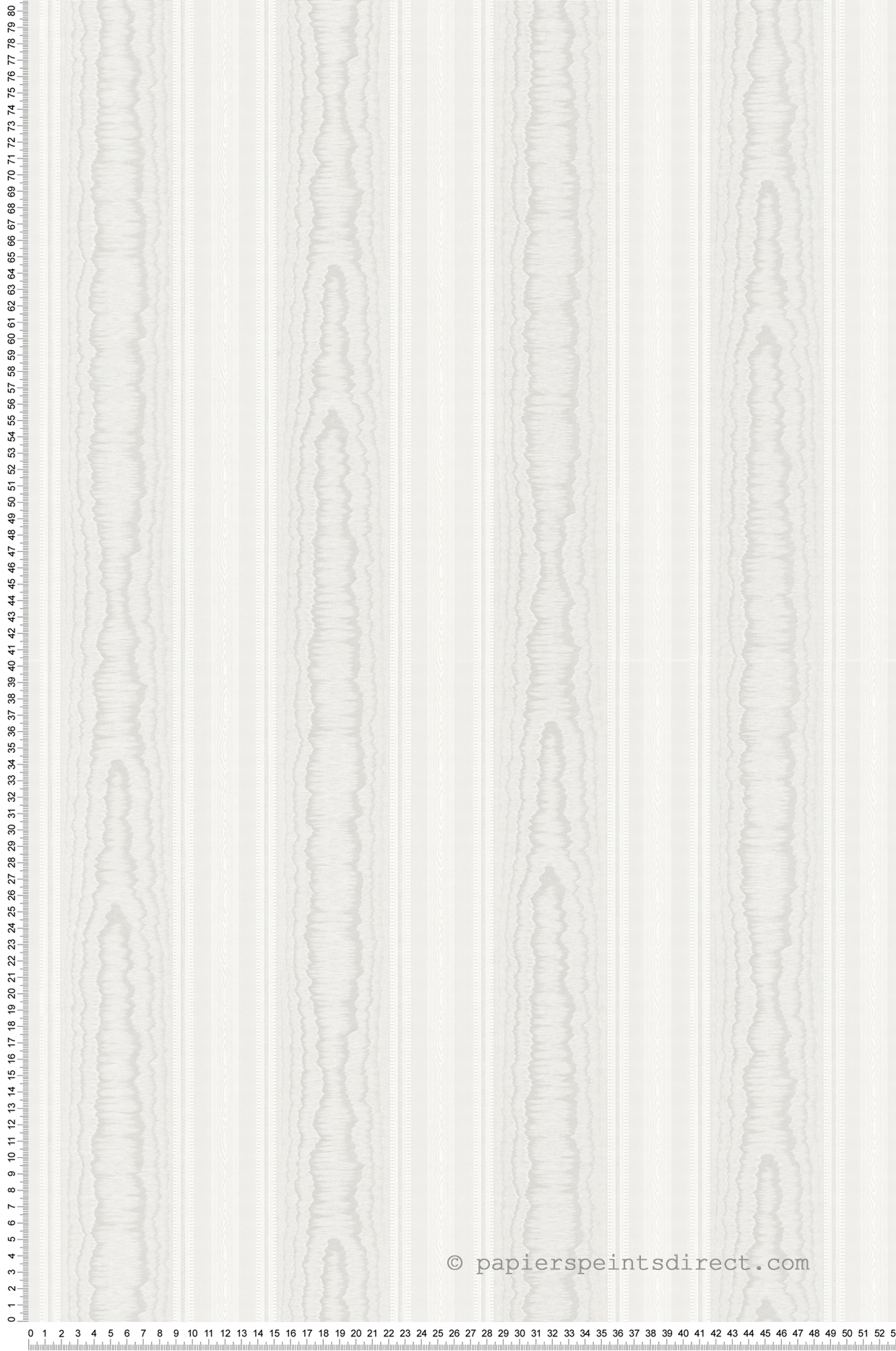 Papier peint Rayures Moire blanc - Concerto 3 d'AS Création | Réf. SP14942