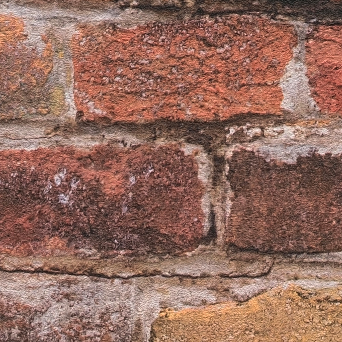 Papier peint Brique Ancienne rouge - Elements 2 d'A.S. Création ZOOM | Réf. AS-388141