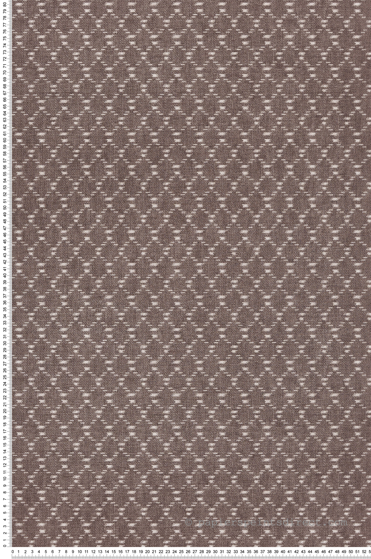 Papier peint Petits Losanges marron beige - Maori de Montecolino | Réf. MC-TA25032