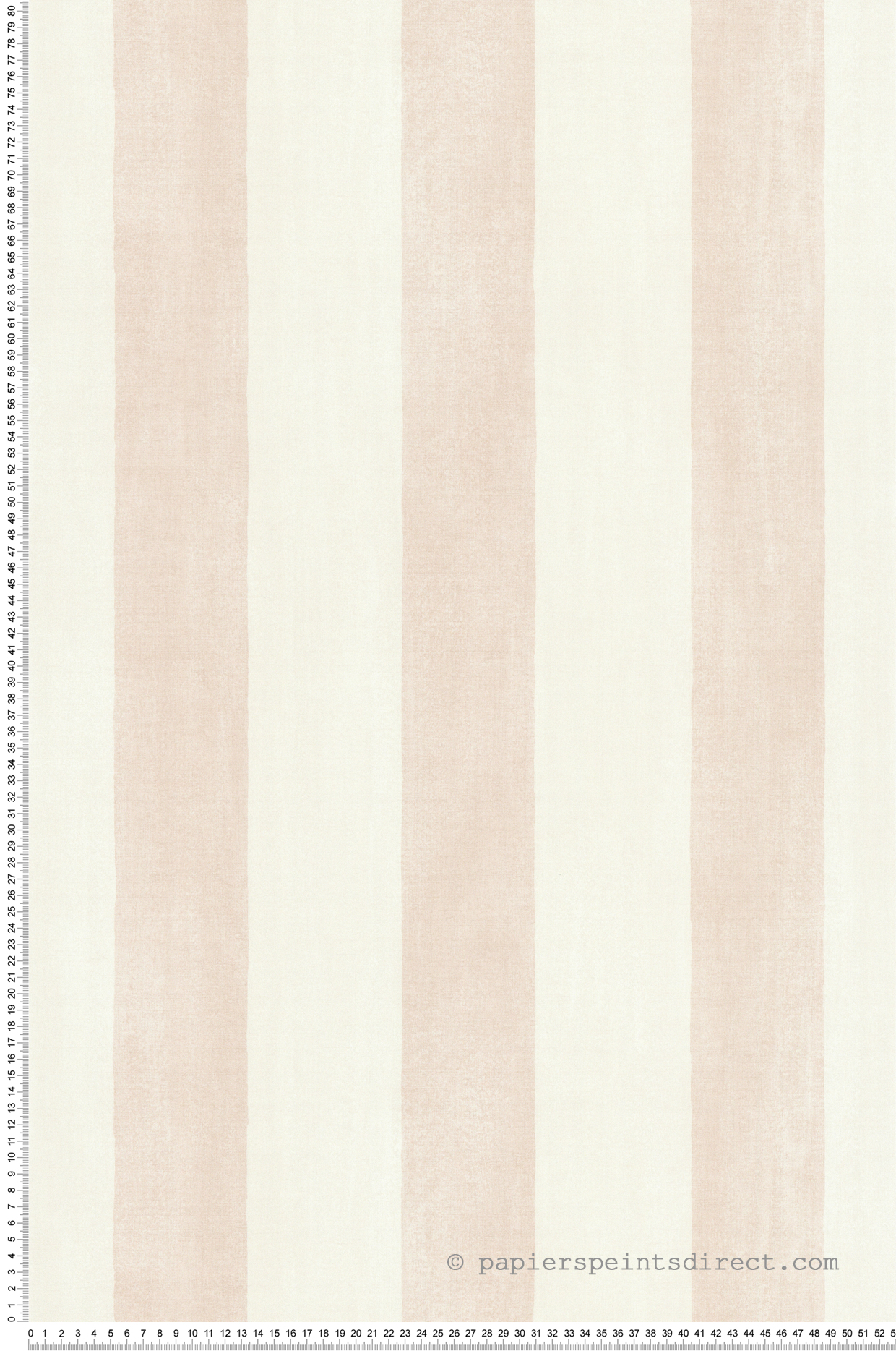 Papier peint Rayures Effet Lin rosé - Poésie de Lutèce | Réf. LTC-51254003