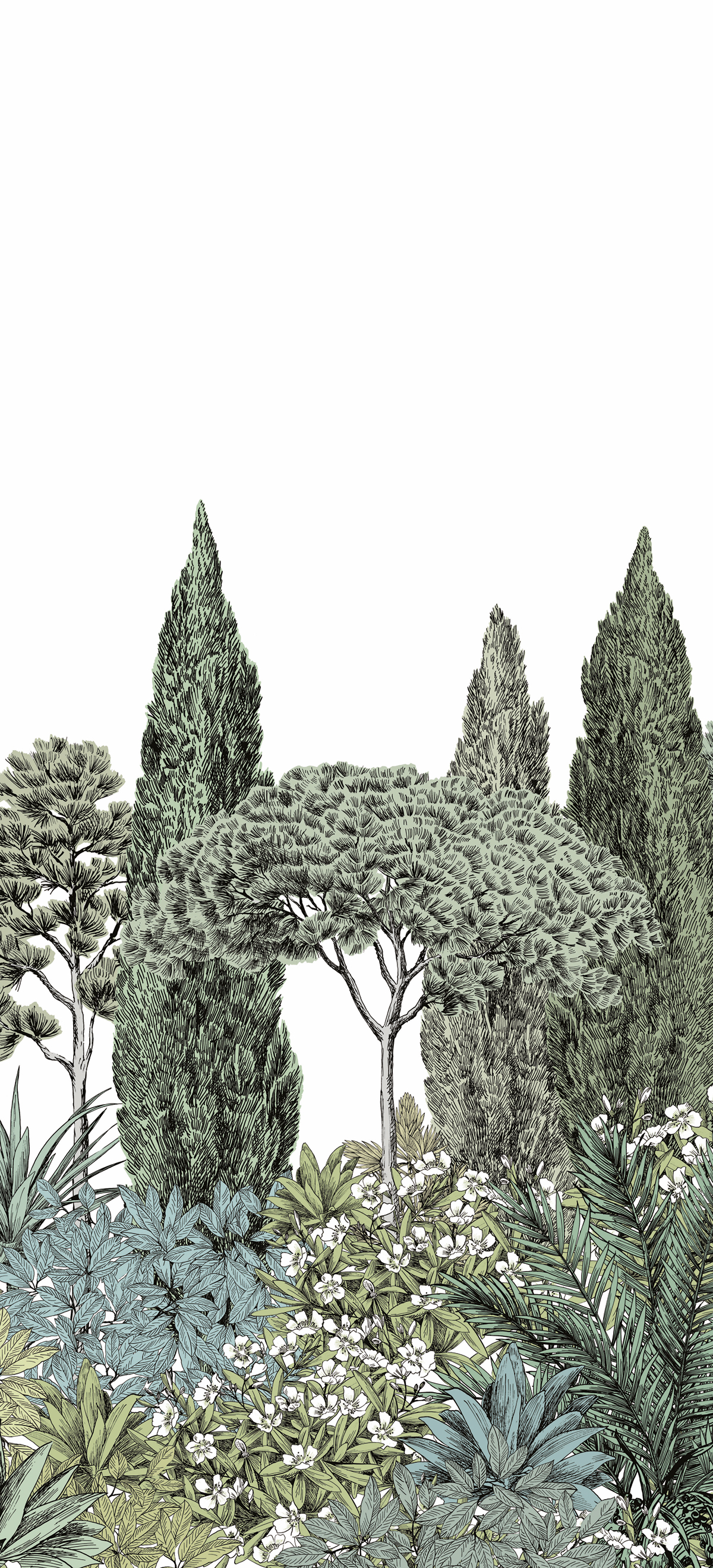 Papier peint panoramique Riviera Naturel B - 4/5/6 - Isidore Leroy