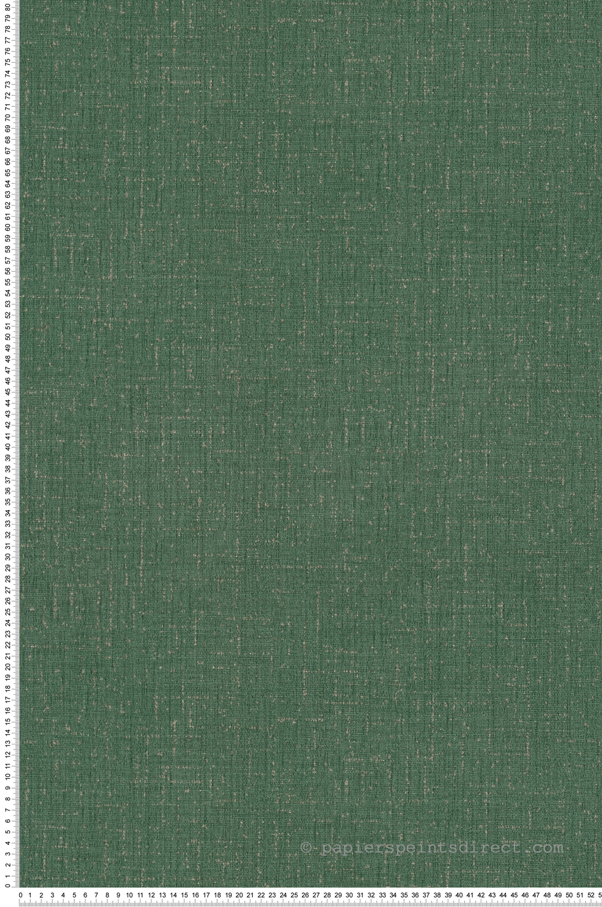 Papier peint Uni Tissage Métallisé vert sapin argenté - Cosmoliving d'A.S. Création | Réf. AS-790673