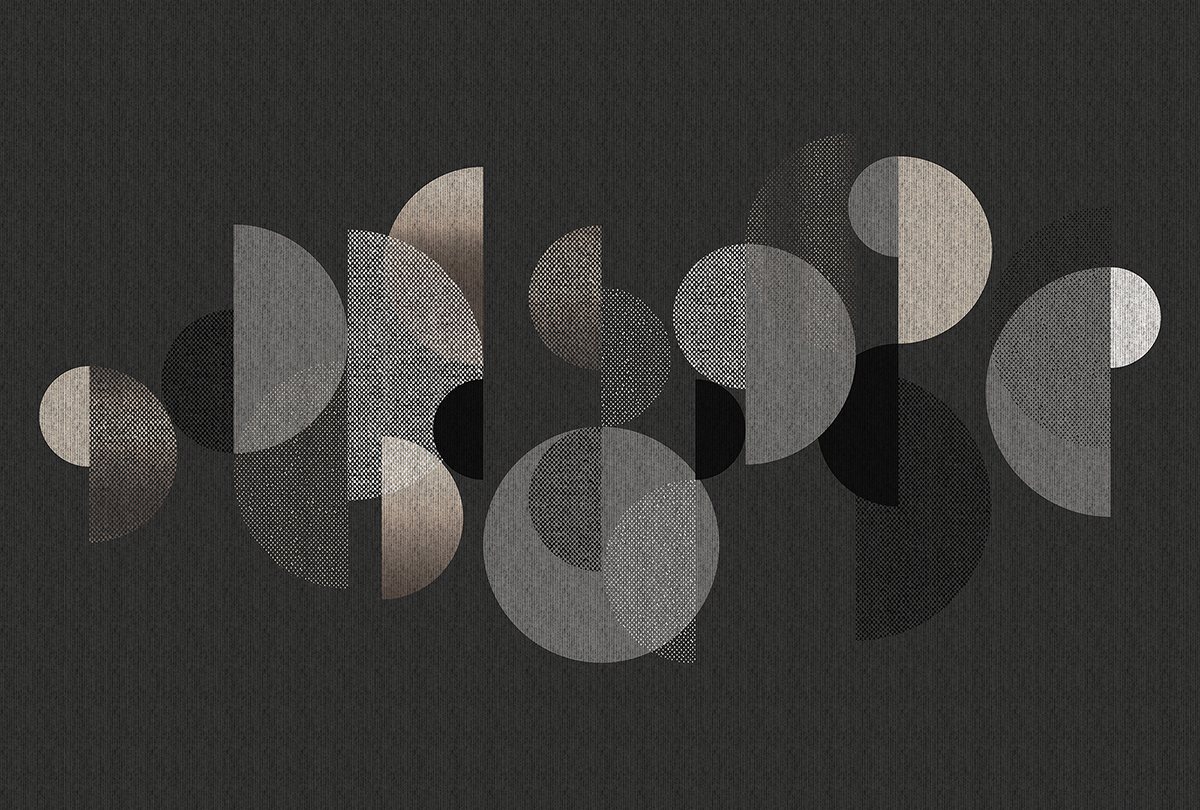 Papier peint panoramique Graphique Chelsea 2 - Référence DD122288 - Intissé 200g/m2 - 400 x 270 cm