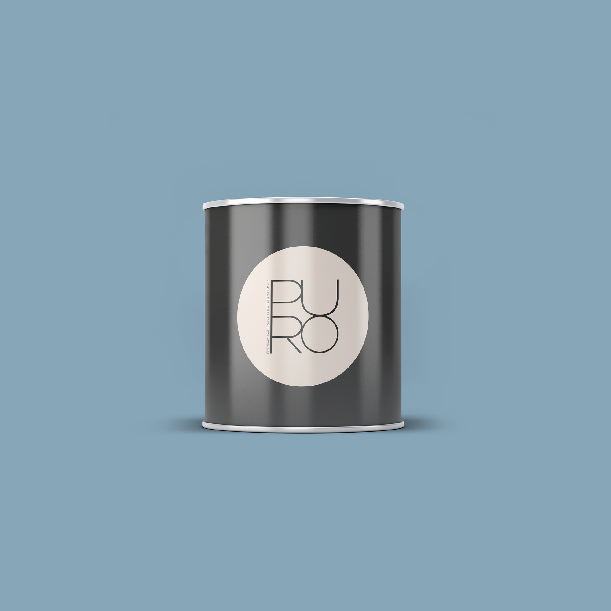 Image d'un pot de 1 litre de peinture Puro bleu ocean blue - c3006