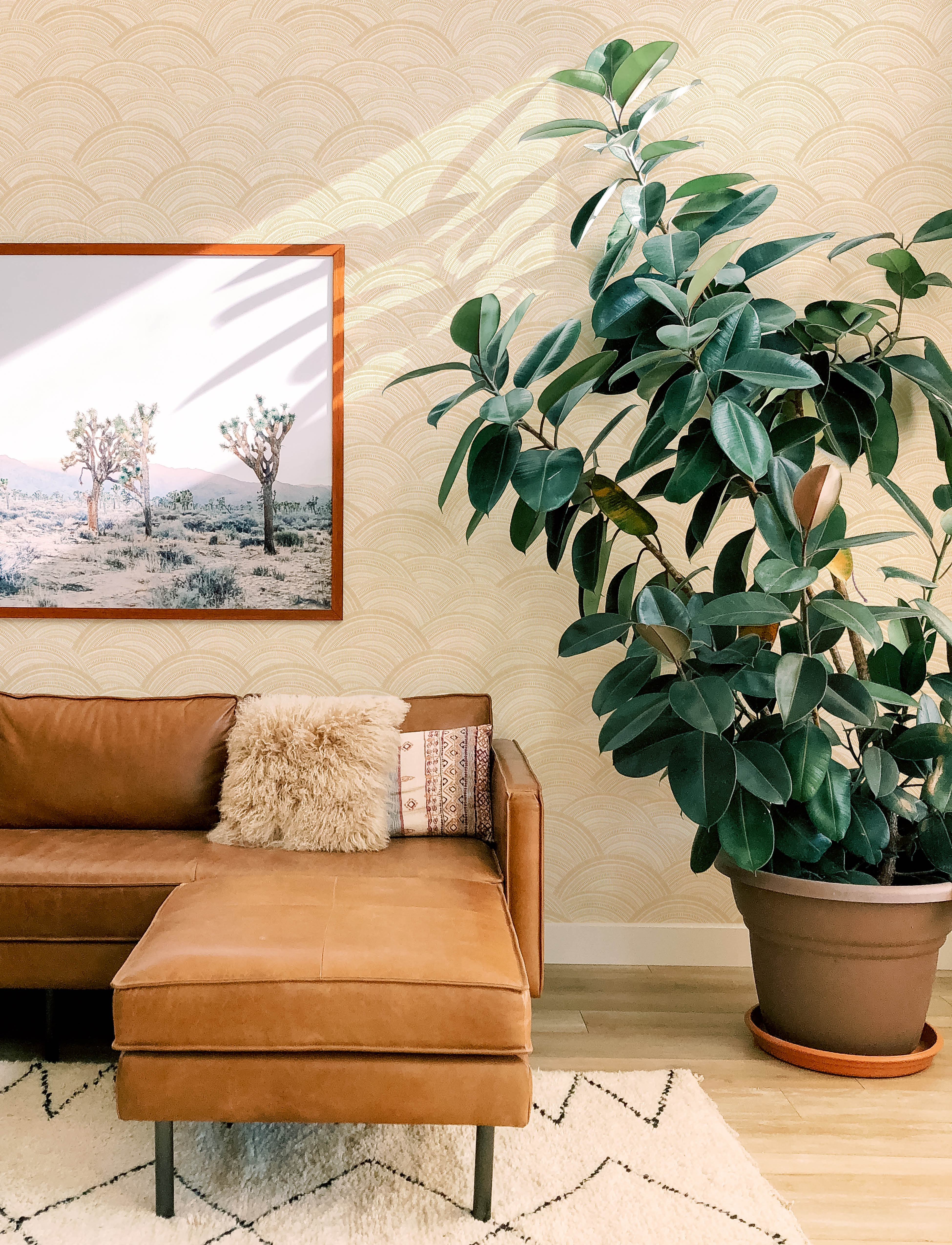 Papier peint Vague Abstraite Encircle jaune - Harmony de Lutèce AMB2| Réf. LTC-FD27204